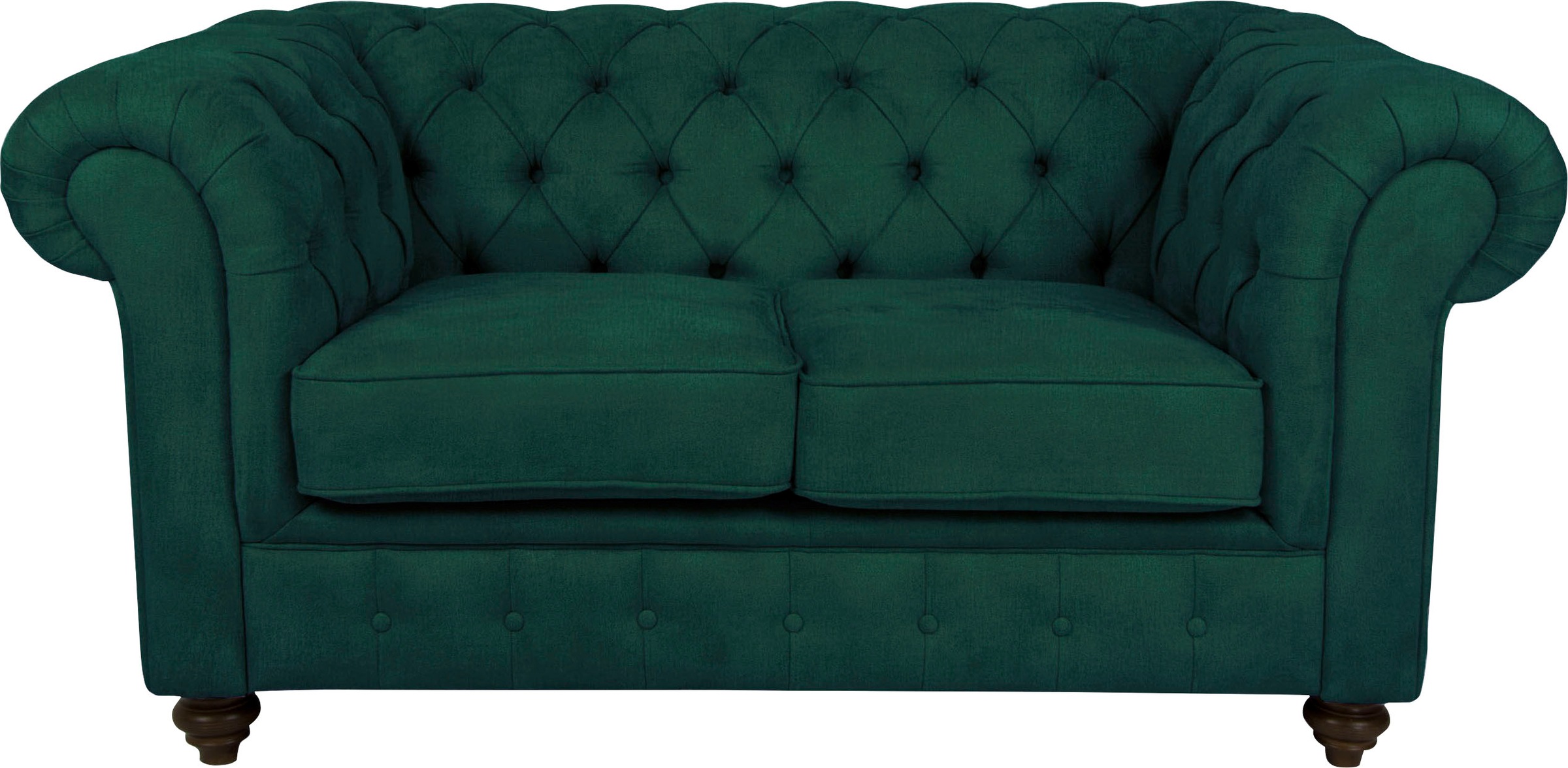 Home affaire Chesterfield-Sofa "Duc 2-Sitzer", hochwertige Knopfheftung im günstig online kaufen