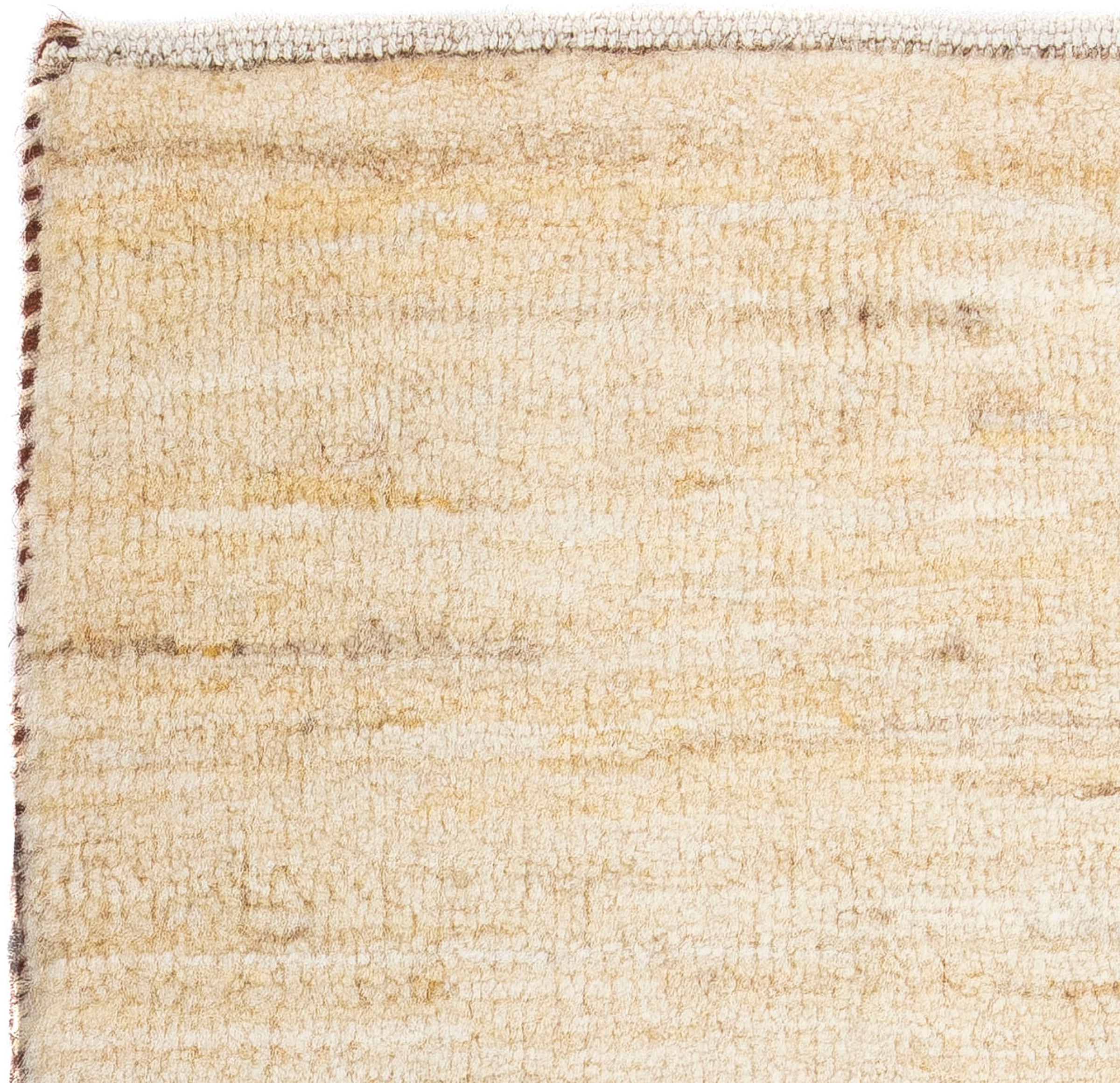 morgenland Wollteppich »Gabbeh - Loribaft Perser quadratisch - 45 x 40 cm - beige«, quadratisch, Wohnzimmer, Handgeknüpft, Einzelstück mit Zertifikat