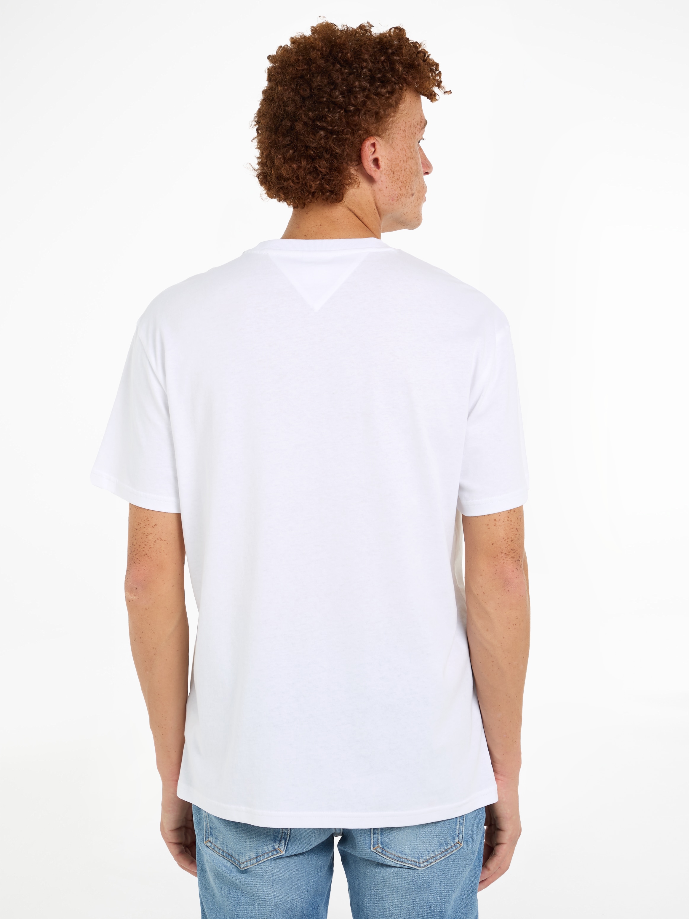 Tommy Jeans Plus T-Shirt »TJM REG STREET SIG FLAG TEE EXT«, Große Größen mit Print