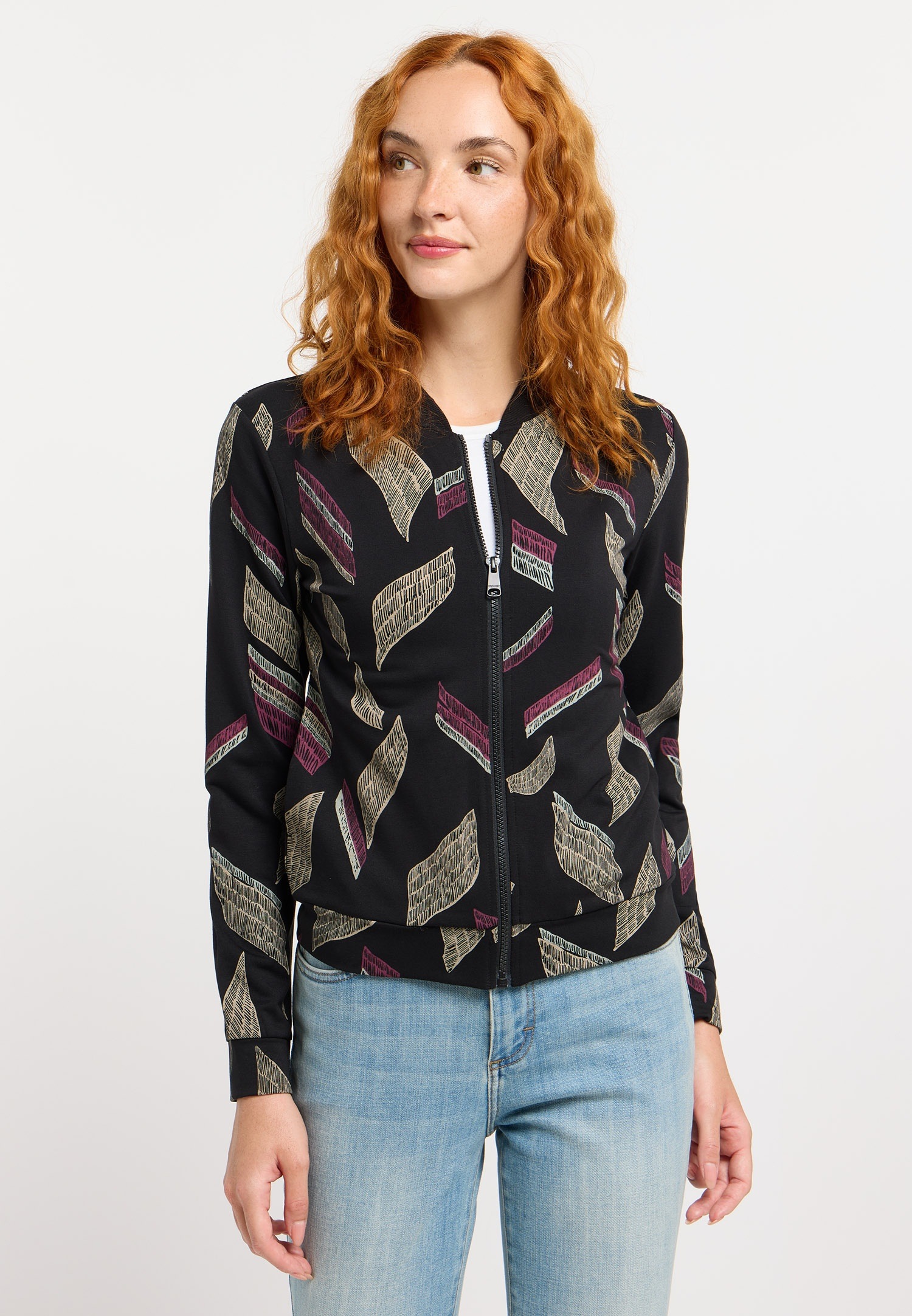 Ragwear Sweatjacke "KENIANE PRINT" günstig online kaufen