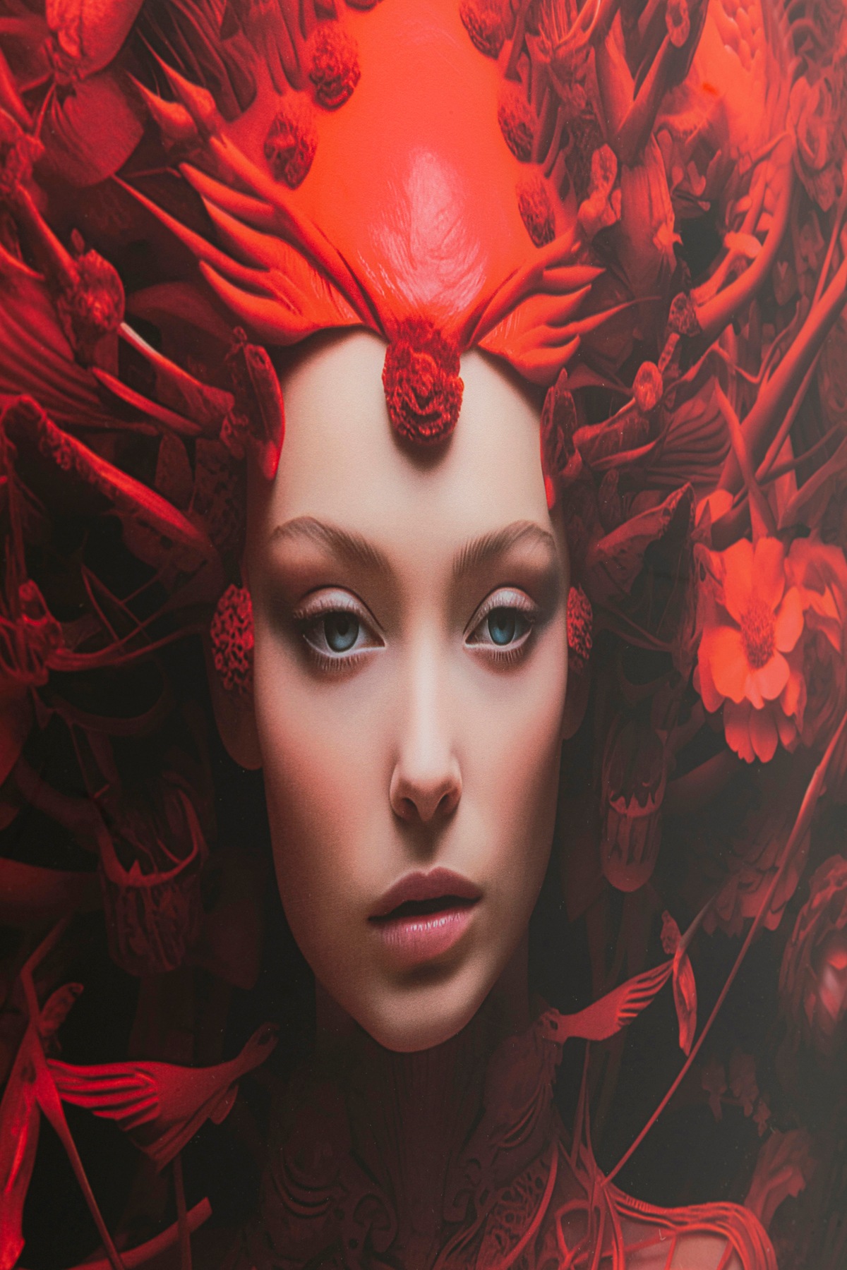 Kare Design Glasbild »Red All Over 50x40cm« 1, 