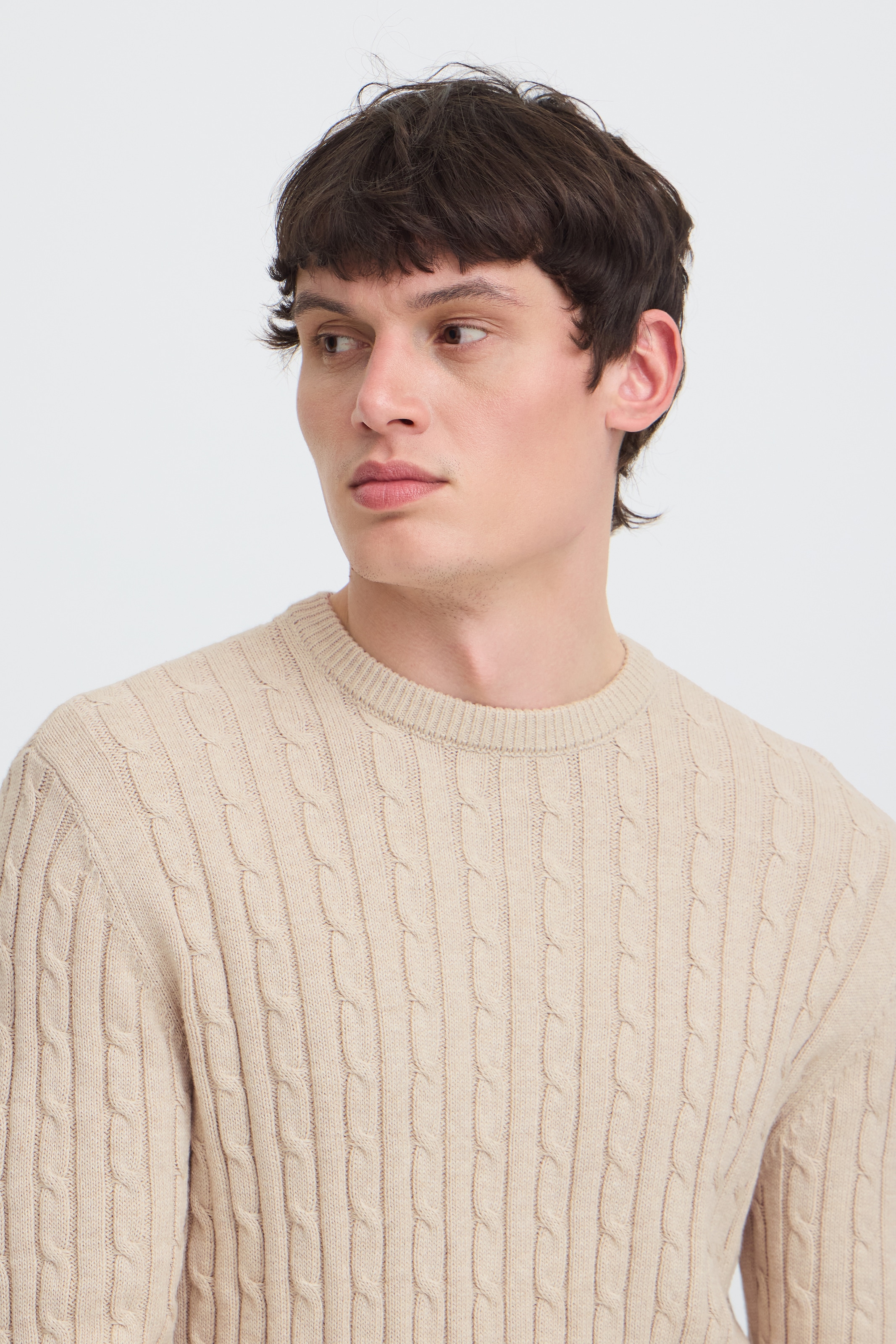 Blend Rundhalspullover »BHCURT PULLOVER« Baumwolle, regular fit