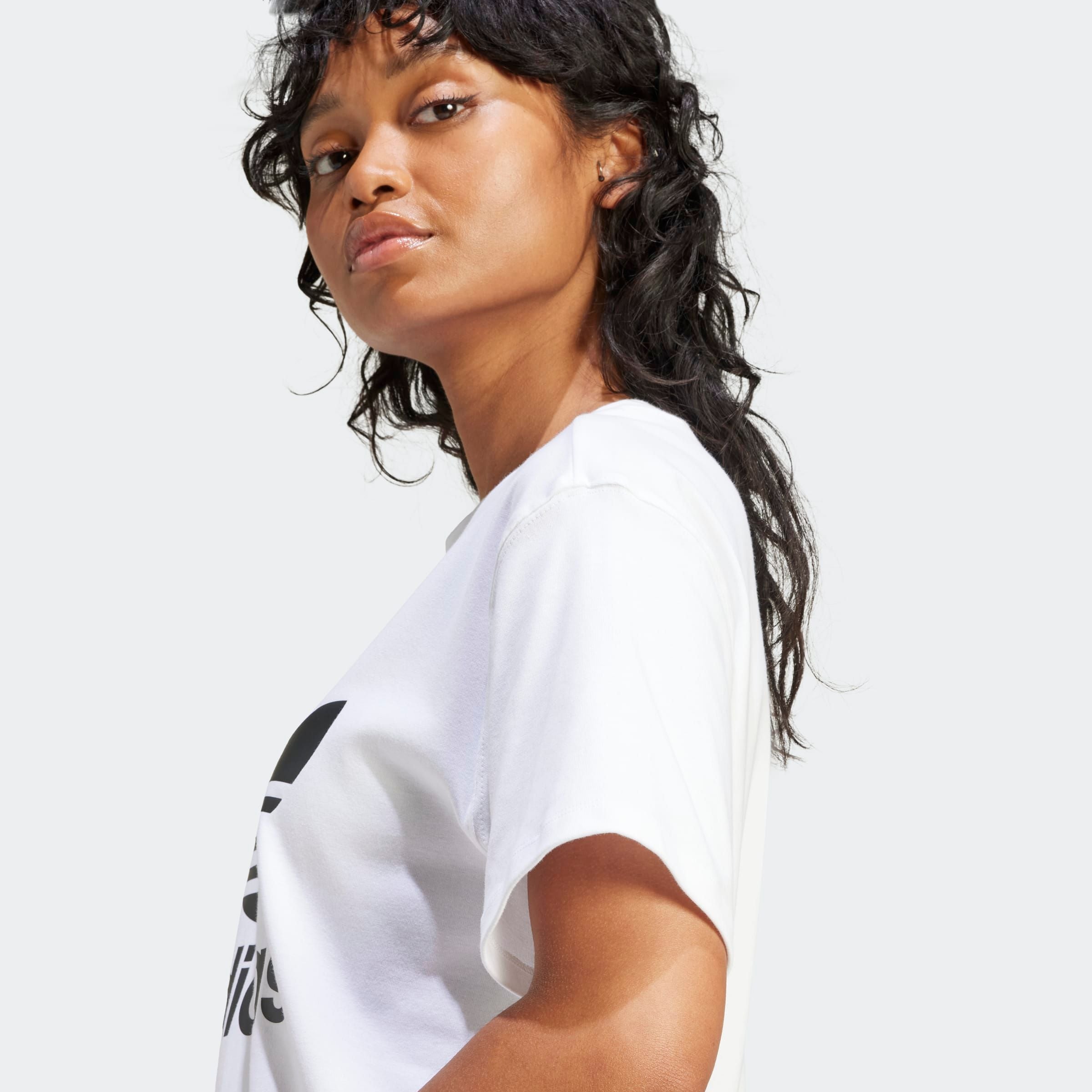 adidas Originals T-Shirt »TREFOIL TEE«, Basic Shirt mit großem Trefoil Logoprint
