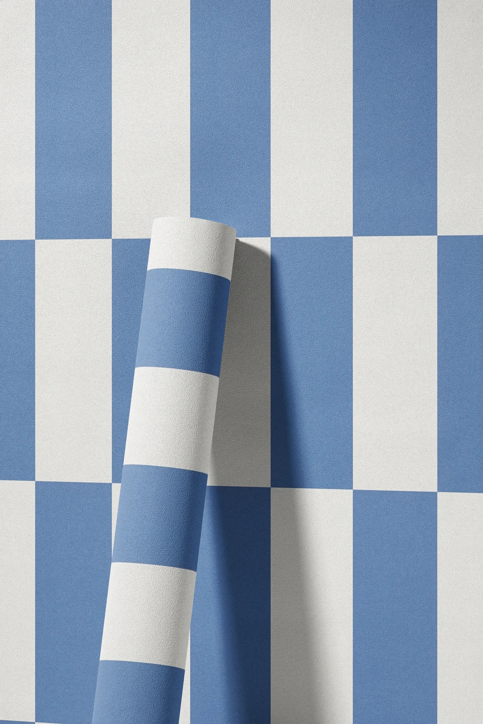 living walls »LIMITED – Schachbrett Karo« geometrisch | kariert leicht strukturiert Großes Schachbrettmuster mit klarer Colorblocking-Optik