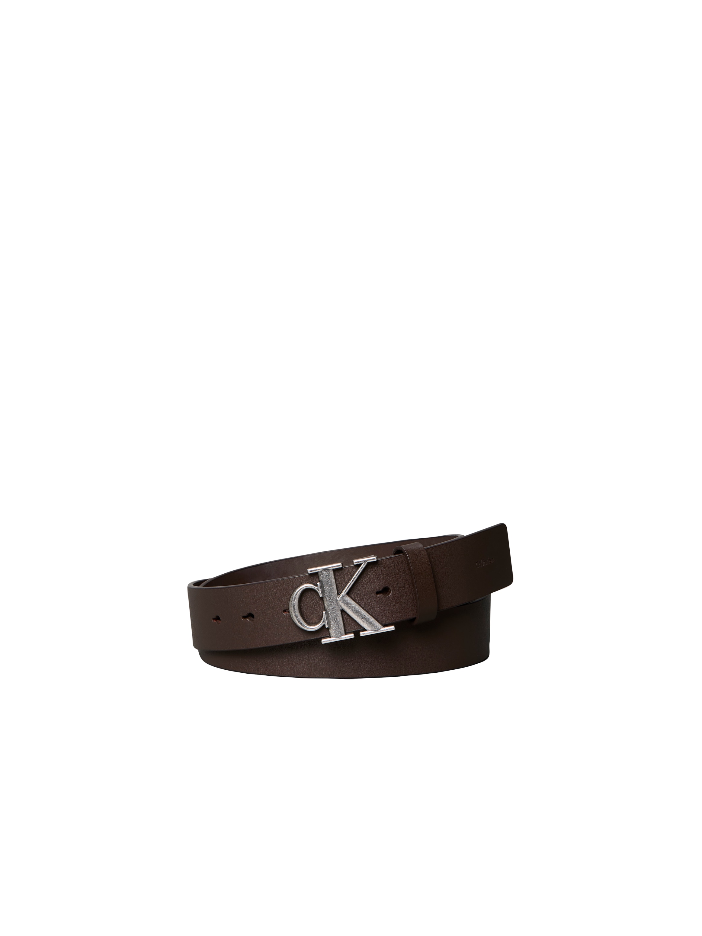 Calvin Klein Ledergürtel "CK BUCKLE SMOOTH 35MM" Größenverstellbar mit Metallschließe
