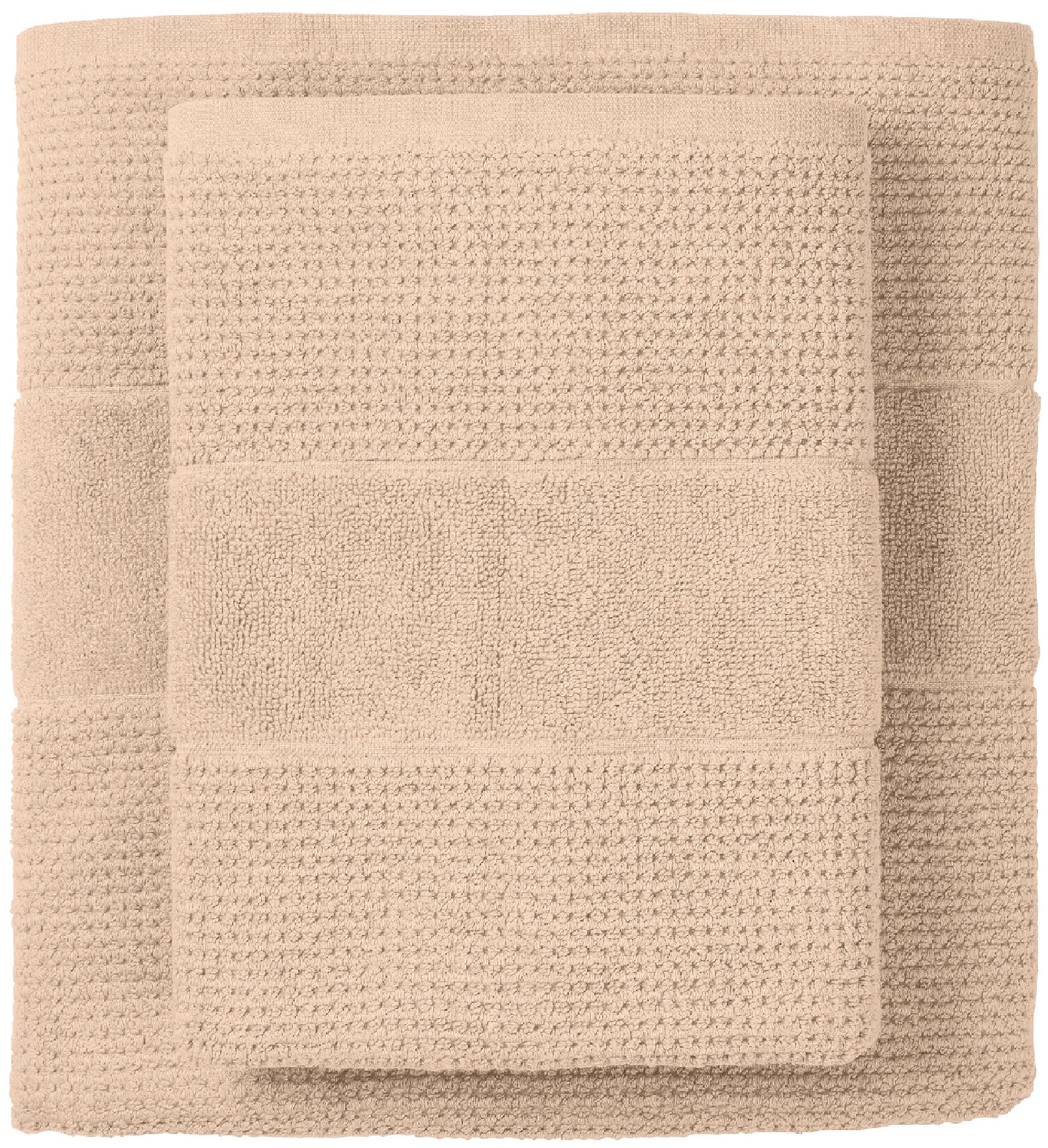Schiesser Duschtücher »Turin aus 100% Baumwolle in dezenter Reiskornoptik«, (Set, 2 St., 2er Set Badetücher 70 x 140 cm), MADE IN GREEN by OEKO-TEX®