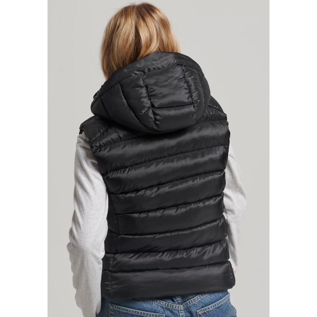 Superdry Steppweste »HOODED FUJI PADDED GILET«