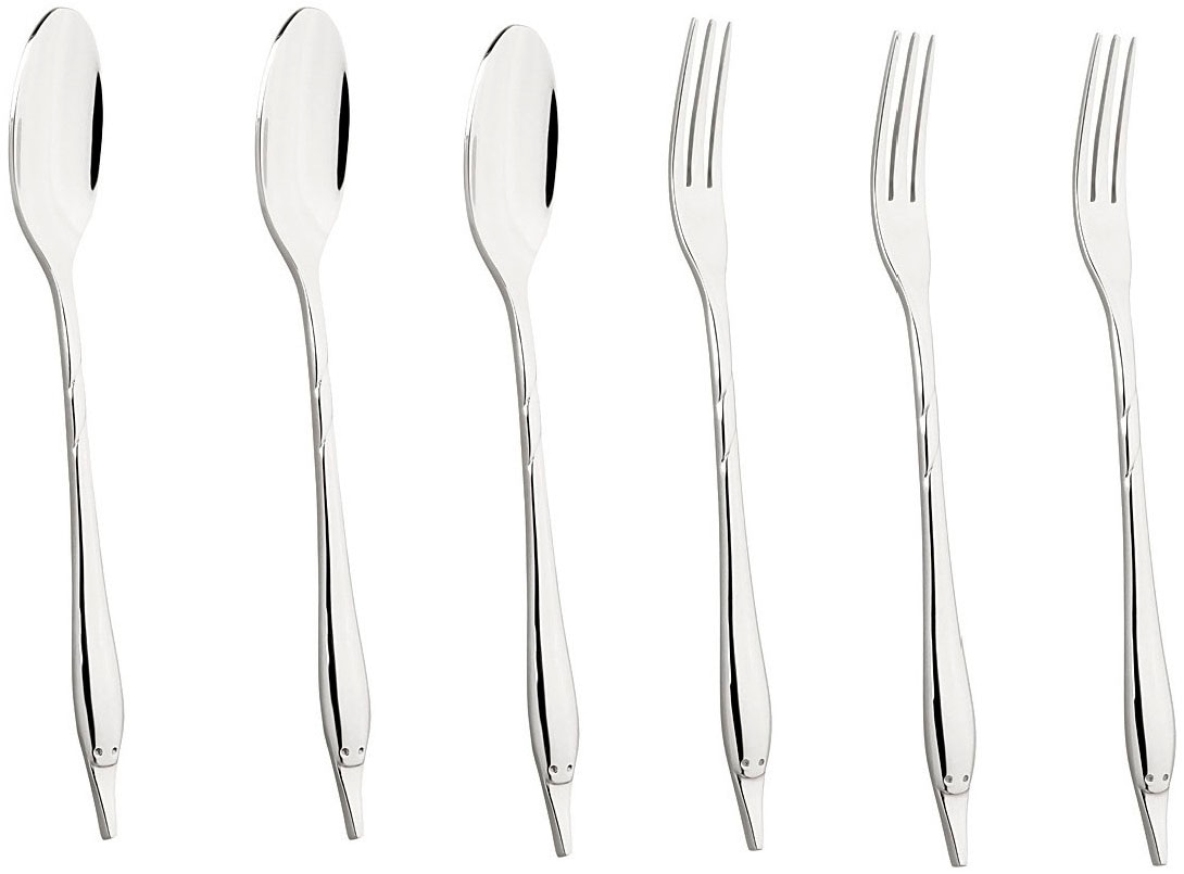 Mulex Besteck-Set "Mini Besteck bestehend aus 3x Löffeln und 3x Gabeln, hoc günstig online kaufen