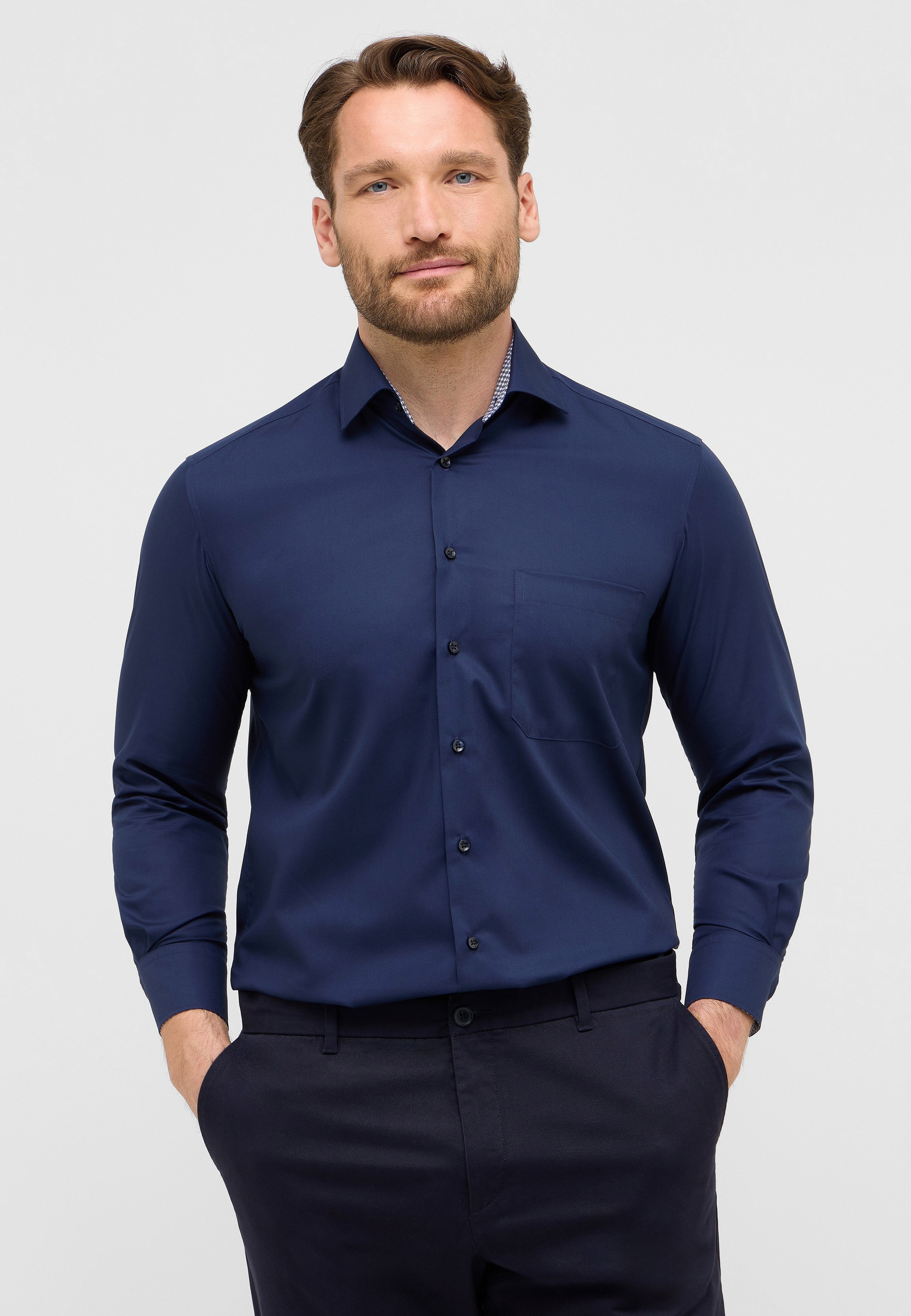 Eterna Langarmhemd "COMFORT FIT", NON IRON (bügelfrei) günstig online kaufen