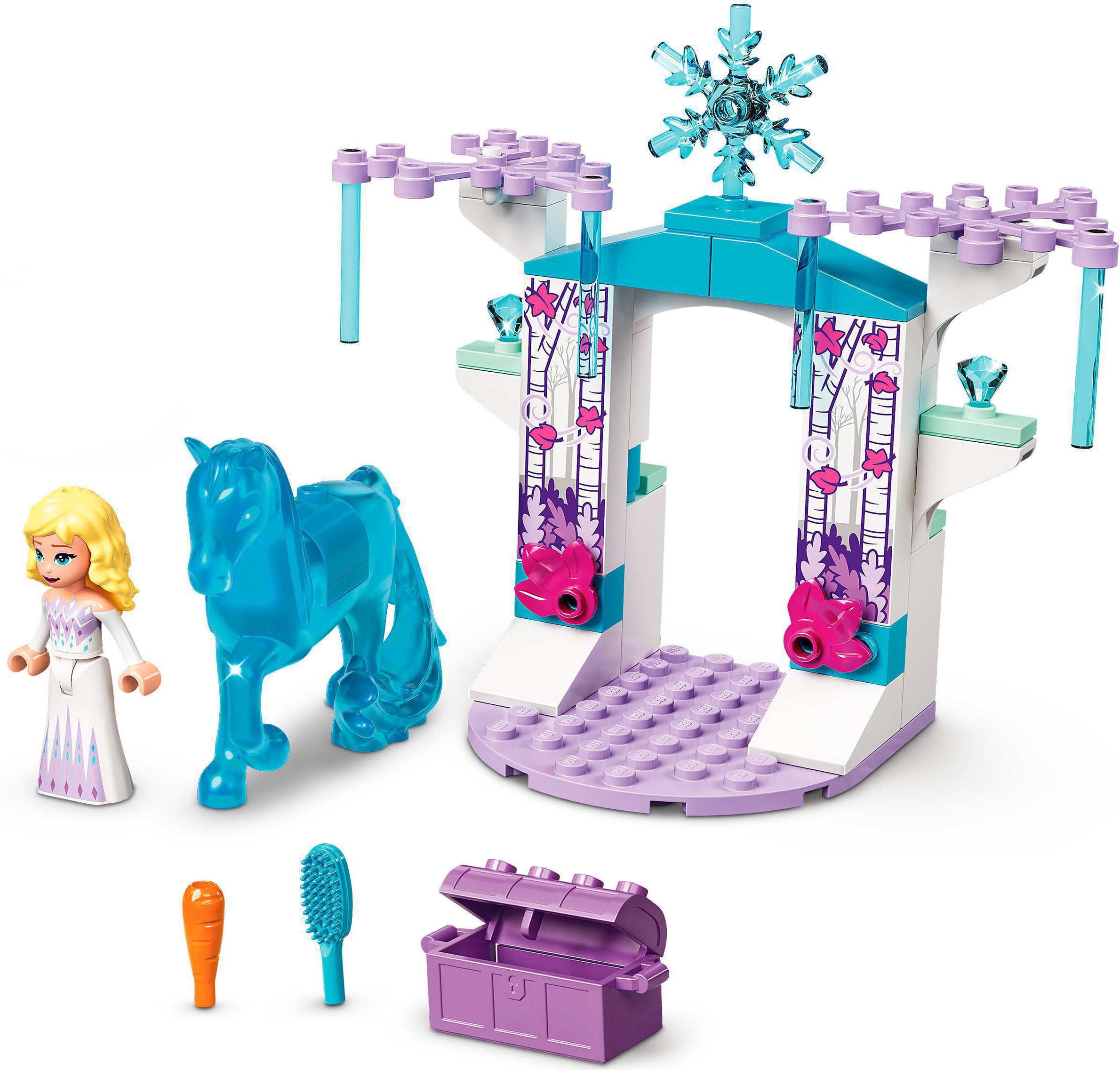 LEGO® Konstruktionsspielsteine »Elsa und Nokks Eisstall (43209), LEGO® Disney Princess«, (53 St.), Made in Europe