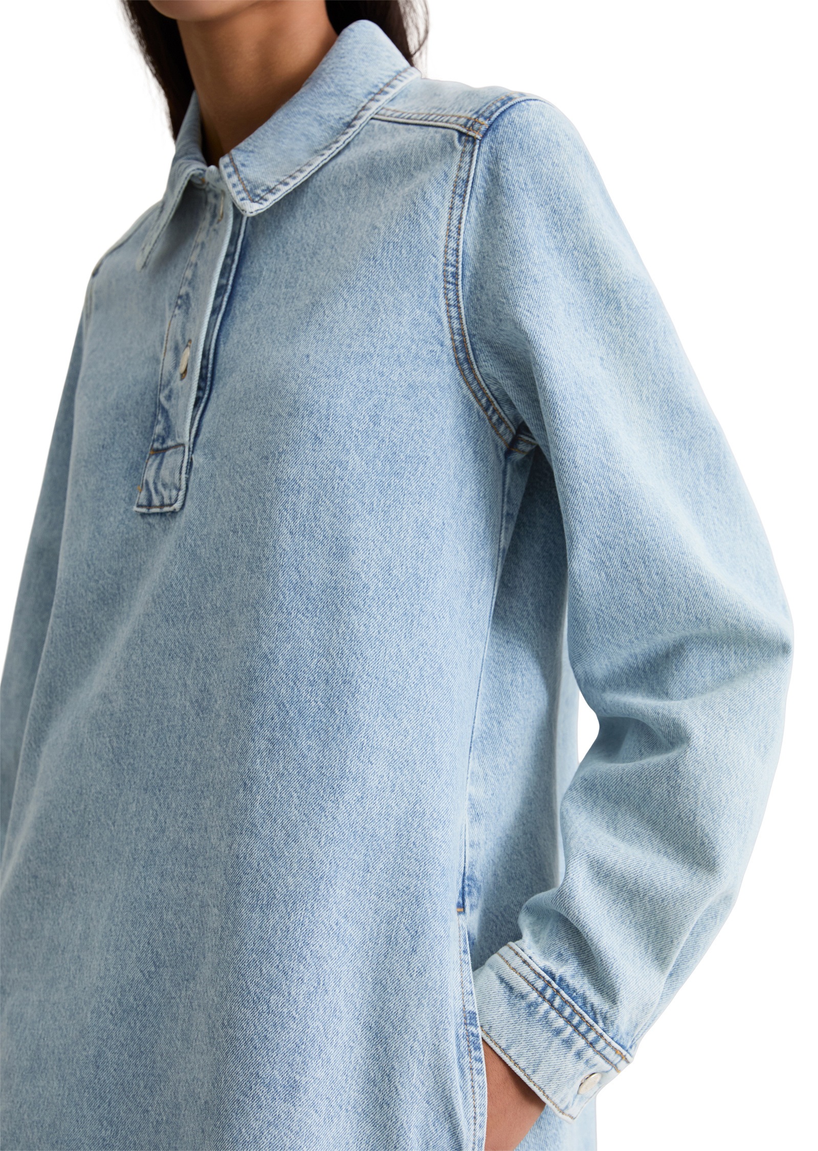 Marc O'Polo DENIM Jeanskleid »aus Rigid Denim«