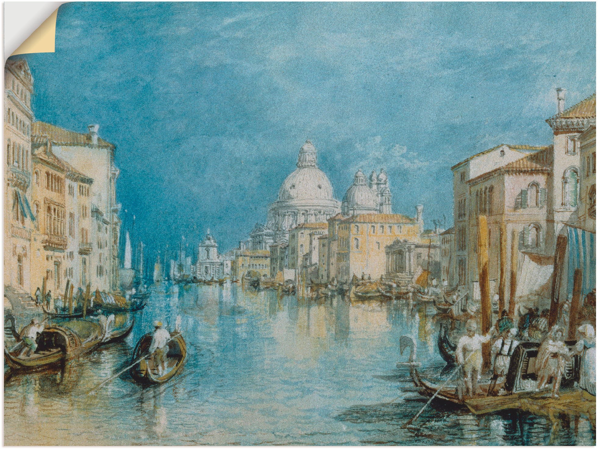 Artland Wandbild »Venedig, Canale St.), in Leinwandbild, kaufen | als (1 Italien, oder versch. Poster Grande.«, Wandaufkleber BAUR Größen