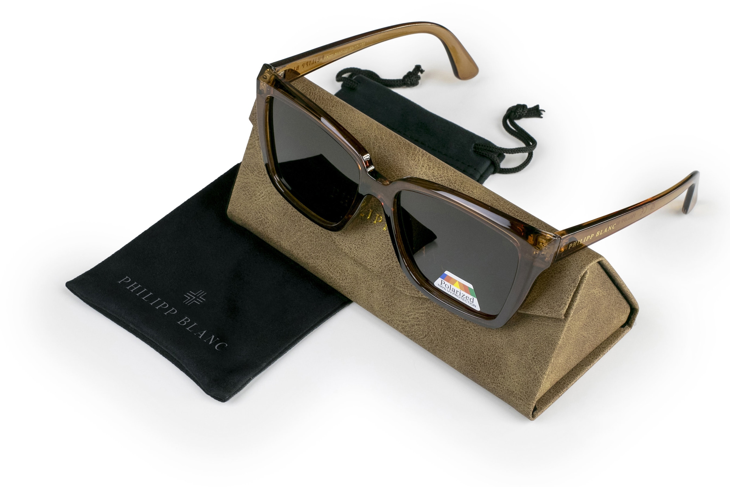 PHILIPP BLANC Sonnenbrille »PA17-02« Glas 0,74 mm, polarisierte Gläser, UV400, CAT3.0