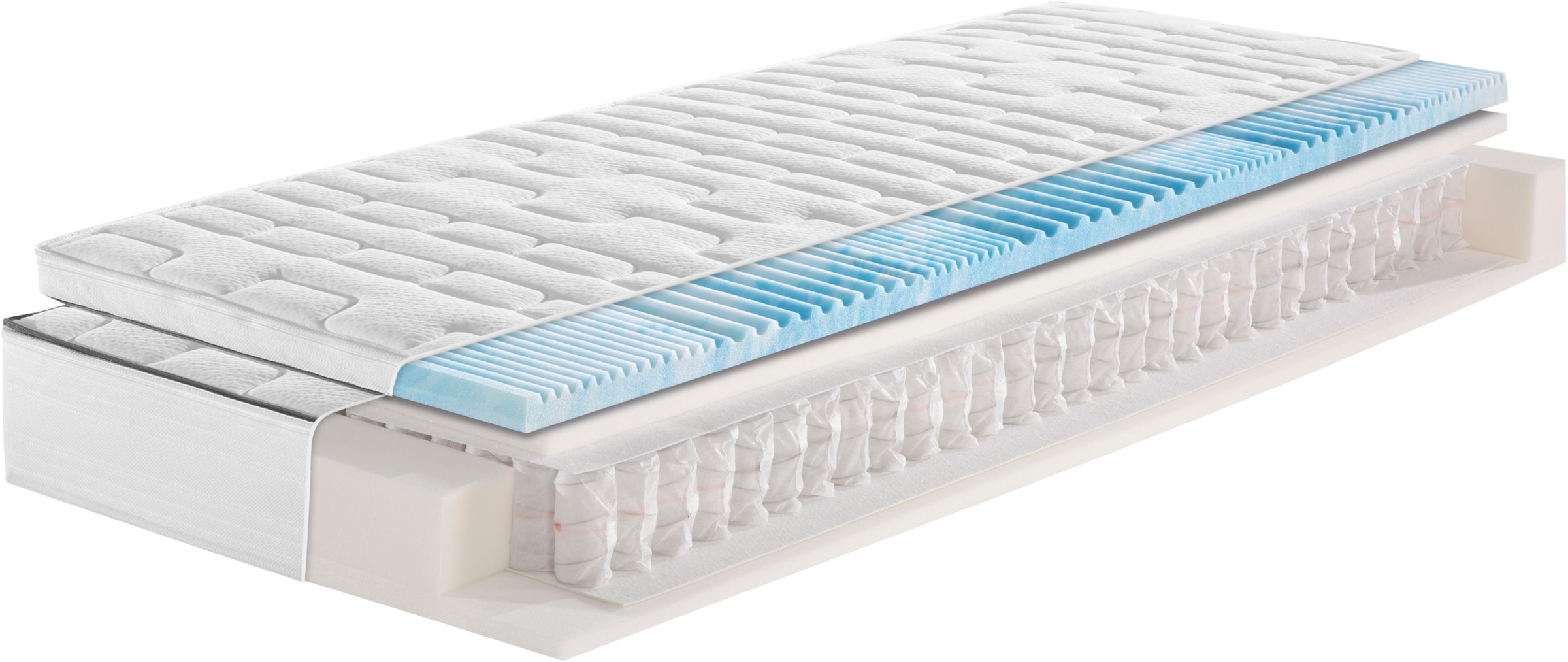 fan Taschenfederkernmatratze "Selah" 25 cm hoch 530 Federn 1 Stk. tlg. Matr günstig online kaufen