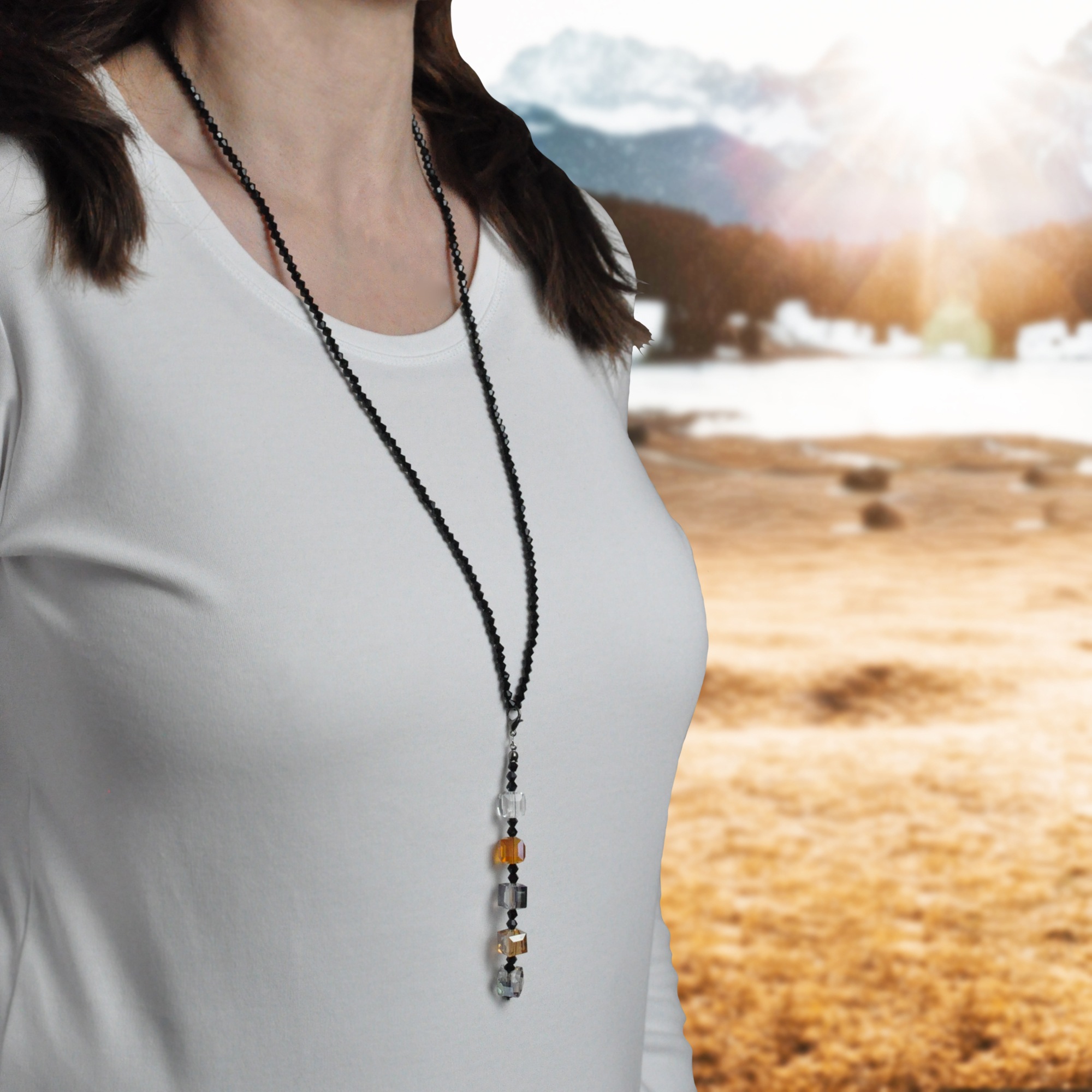 Steuer Collierkettchen »Brillenkette«