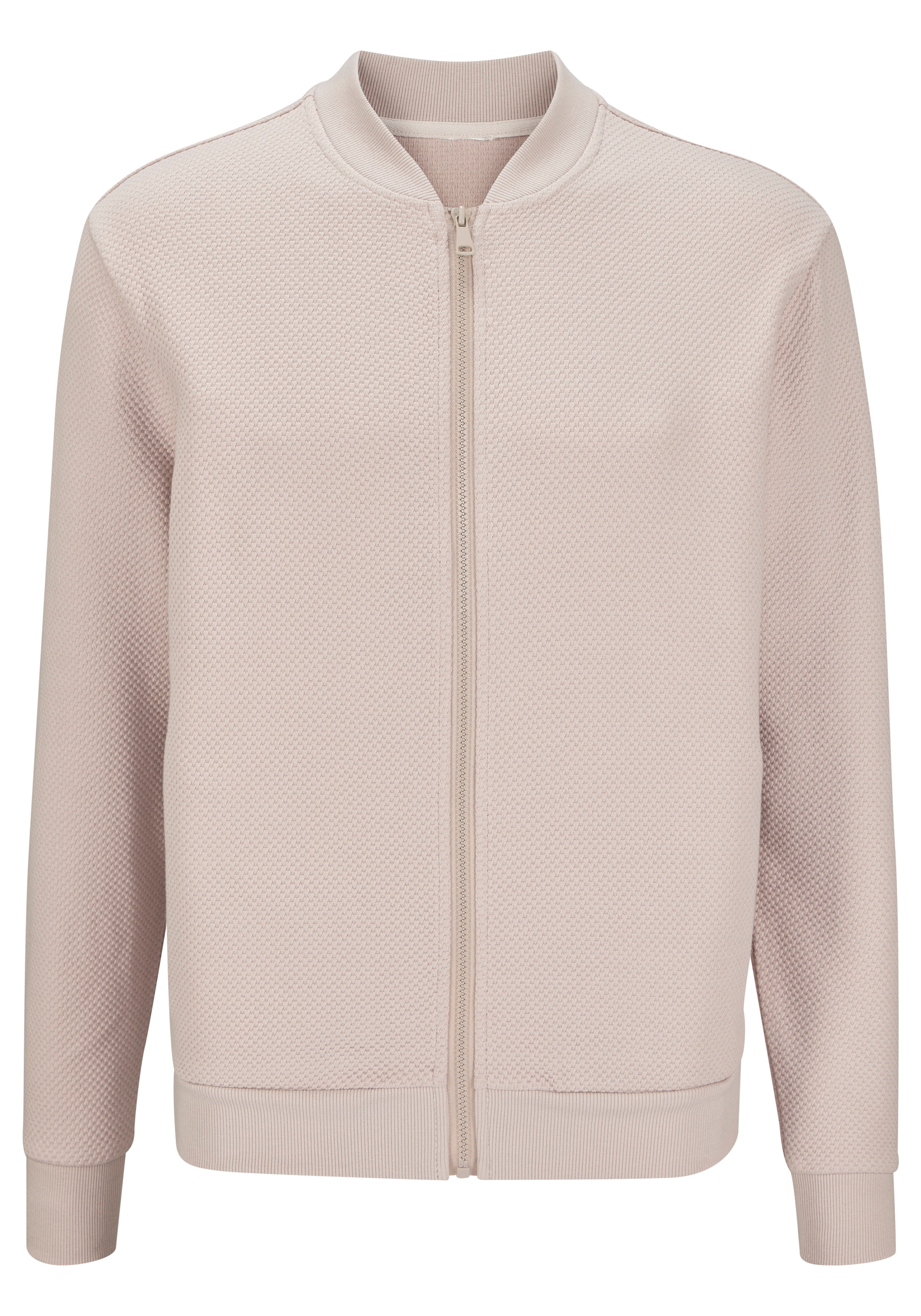 John Devin Sweatjacke »aus Struktur-Qualität« aus Struktur-Qualität