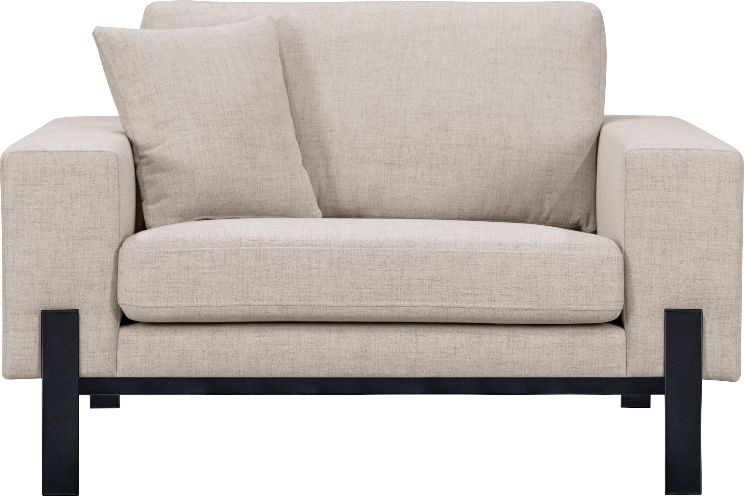 OTTO products Loveseat "Ennis Sessel Metallgestell", Verschiedene Bezugsqua günstig online kaufen