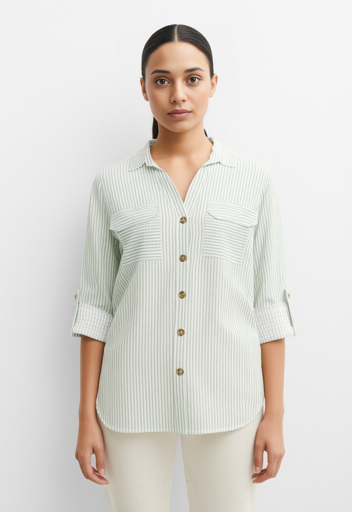 Vero Moda Hemdbluse "VMBUMPY L/S SHIRT NEW WVN GA NOOS" günstig online kaufen