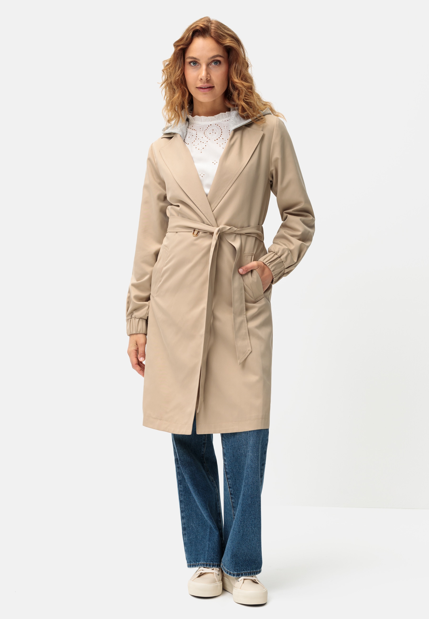 LASCANA Parka, mit Kapuze, mit abnehmbarer Kapuze, Parker, casual günstig online kaufen