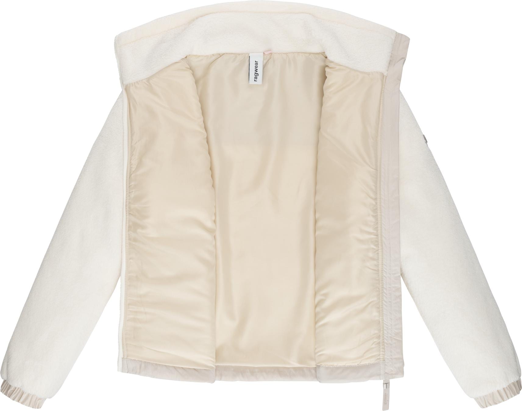 Ragwear Plüschjacke »Arctika II« ohne Kapuze Flauschige Jacke aus Teddyfleece