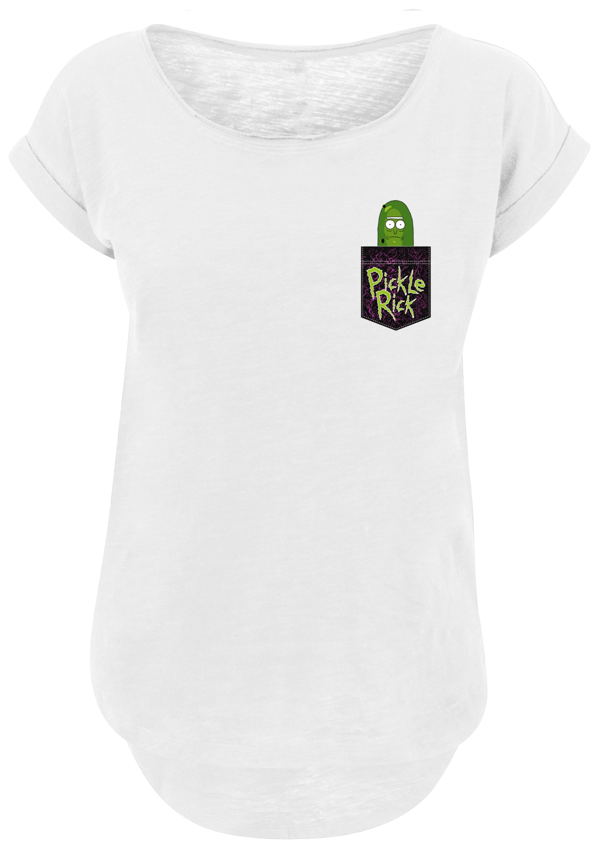 F4NT4STIC T-Shirt »Rick and Morty Pickle Rick«, Print