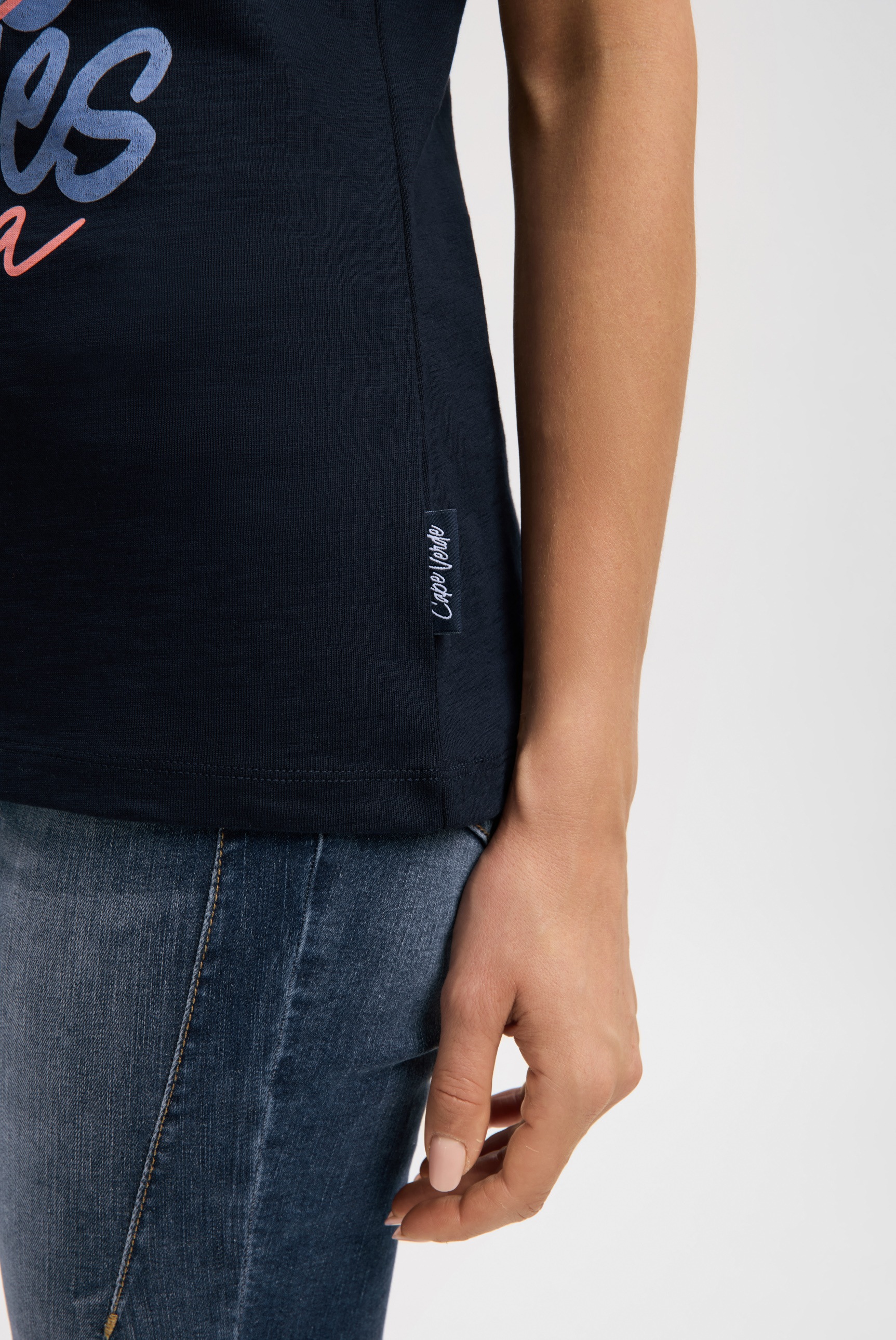 SOCCX V-Shirt aus Baumwolle