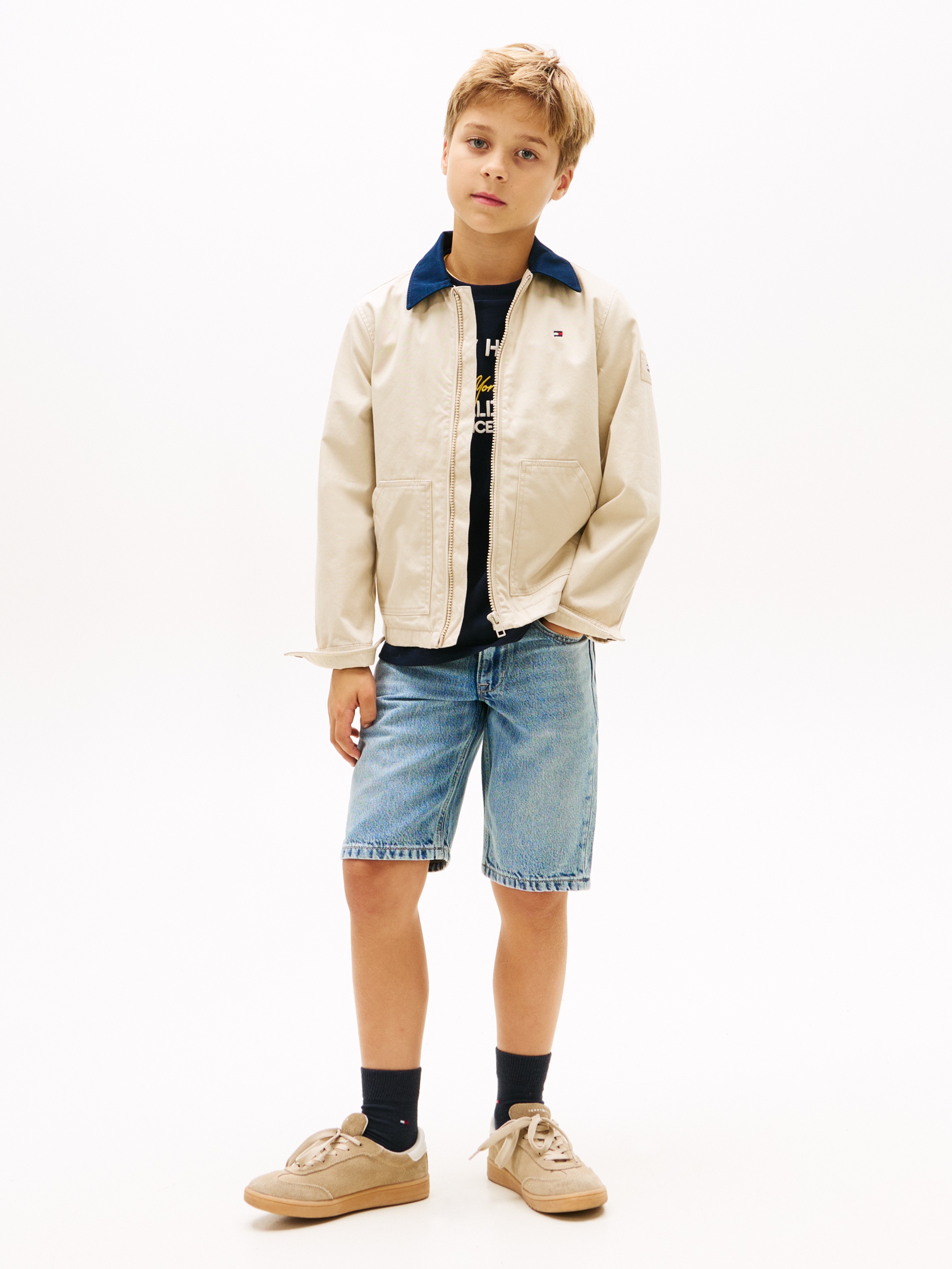 Tommy Hilfiger Short en Jean Straight Denim Fille 3