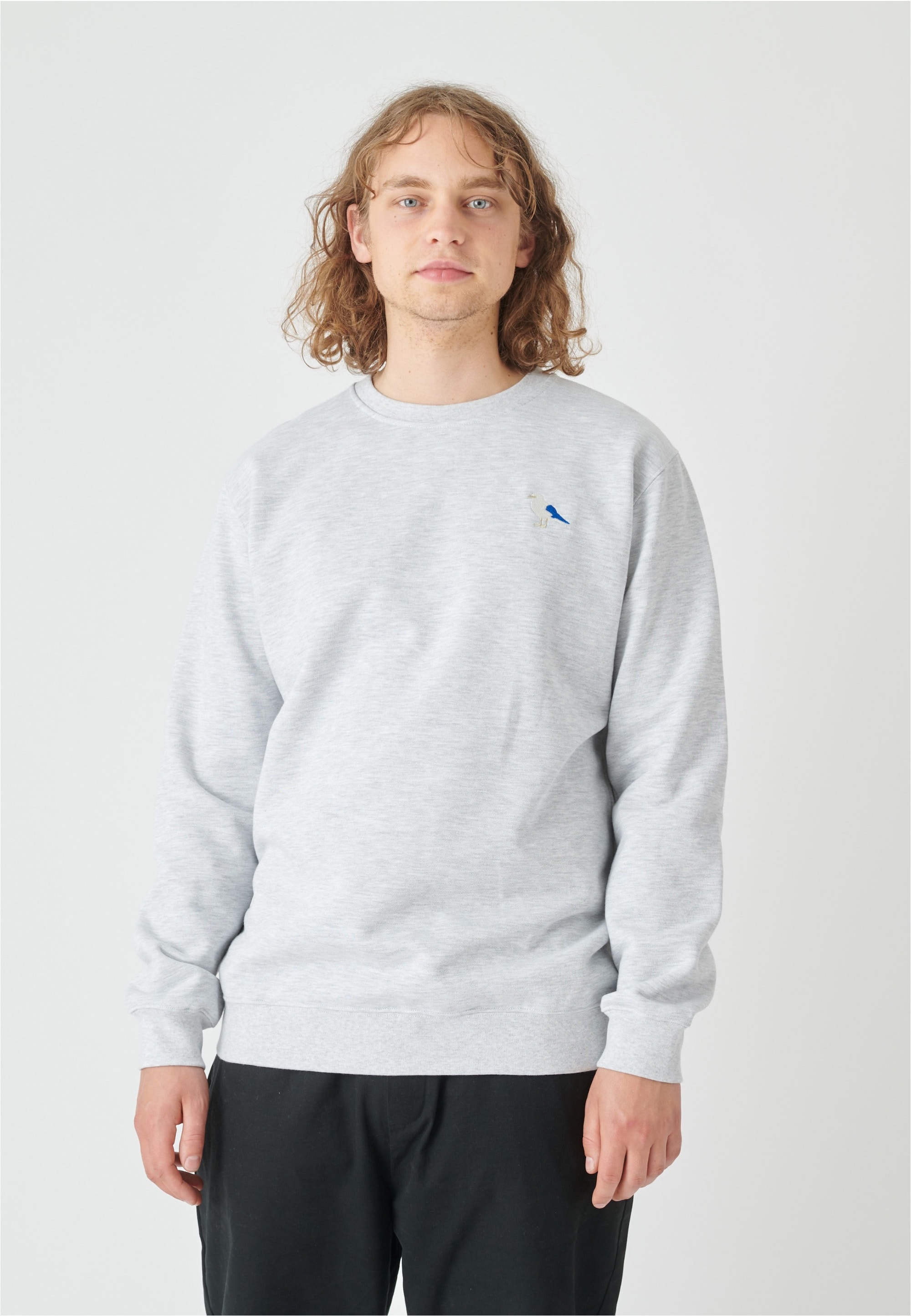 Cleptomanicx Sweatshirt »Embro Gull«, mit kleiner Möwen-Stickerei