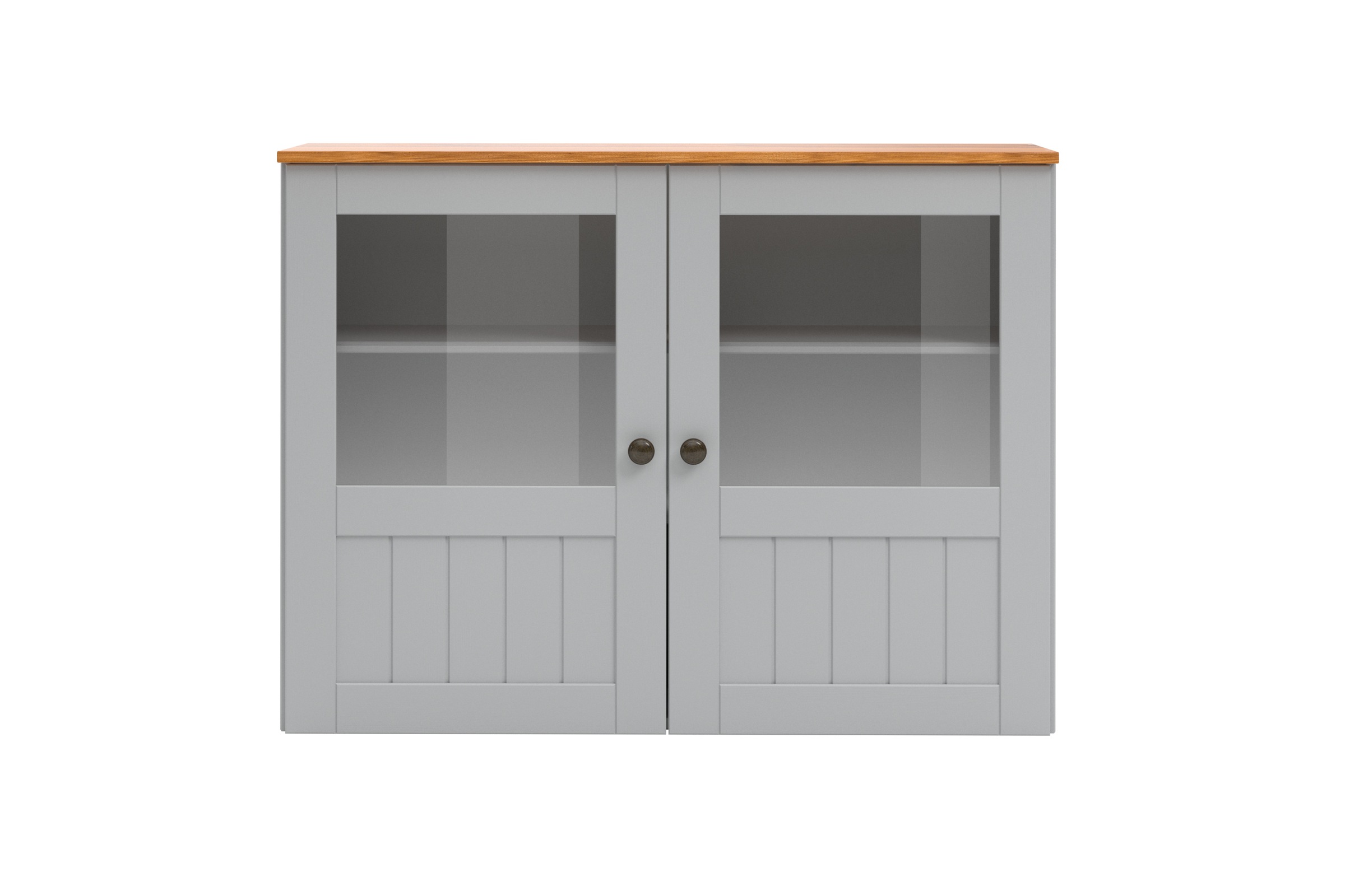 Home affaire Hängeschrank »Alby2«, Mit Metallgriffen und Glastüren, Breite 100 cm
