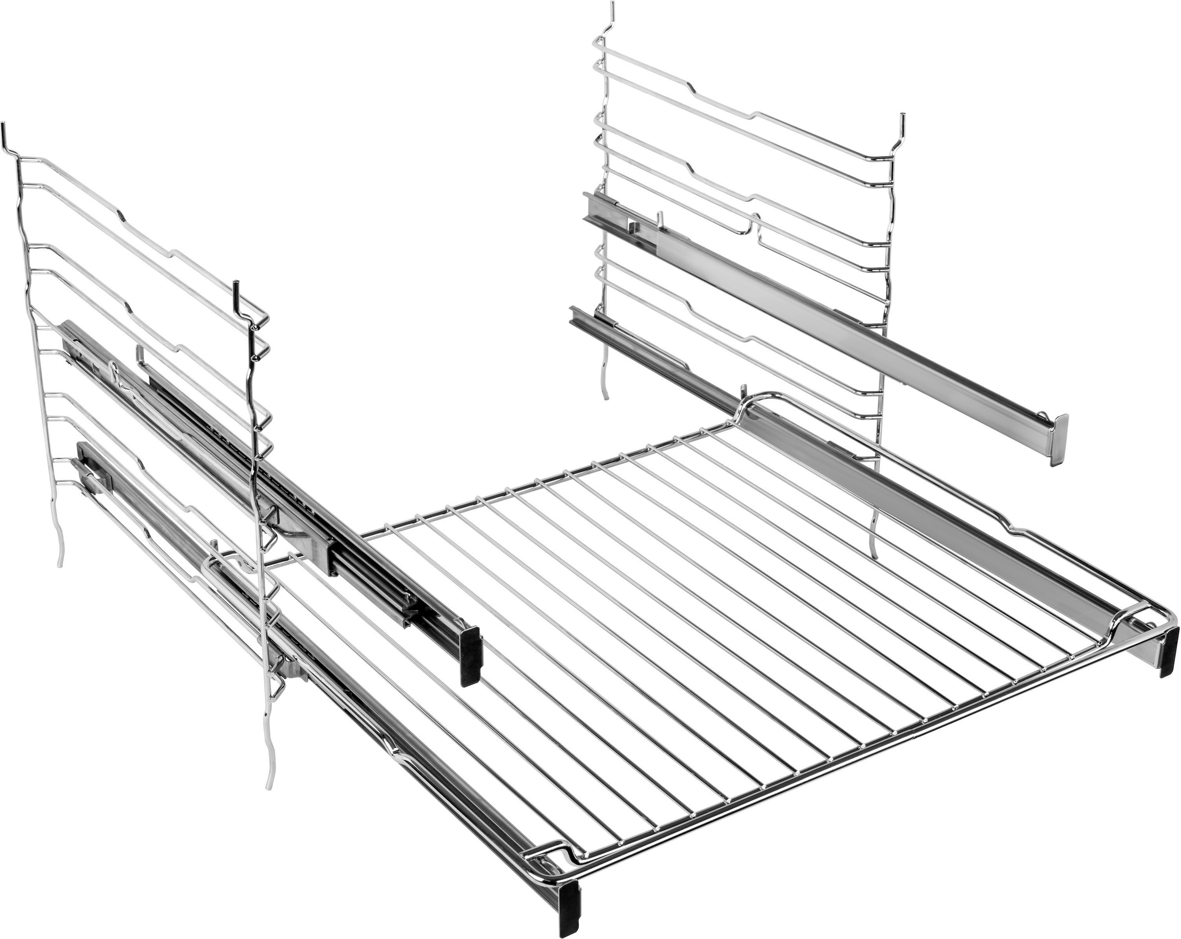 BAUKNECHT Backofen-Set »BAKO Steam 2«, BAKO Steam 2, mit 2-fach-Teleskopauszug, mit Dampffunktion