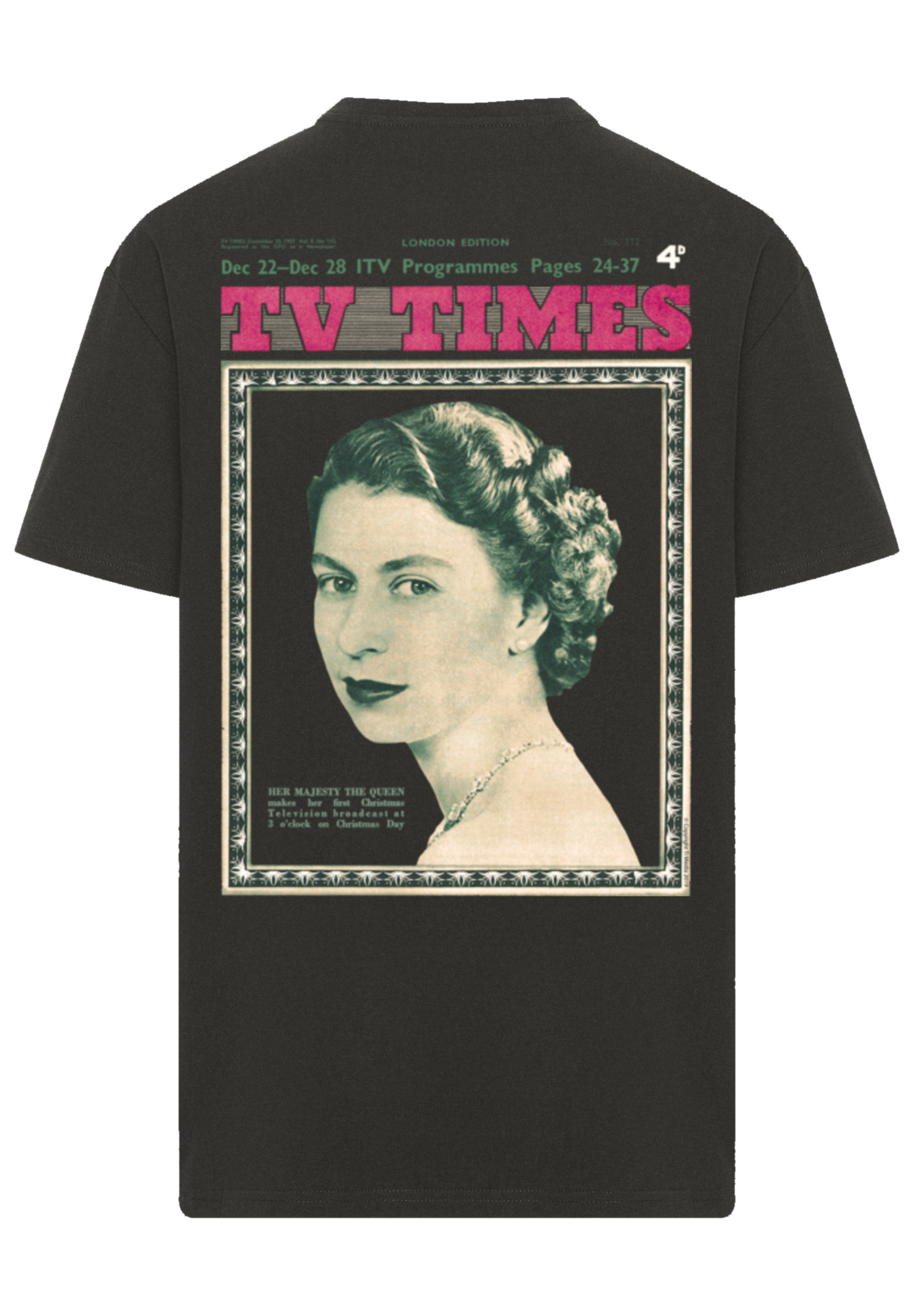 F4NT4STIC T-Shirt "TV Times Queen Elizabeth II 1957 Cover", Premium Qualitä günstig online kaufen
