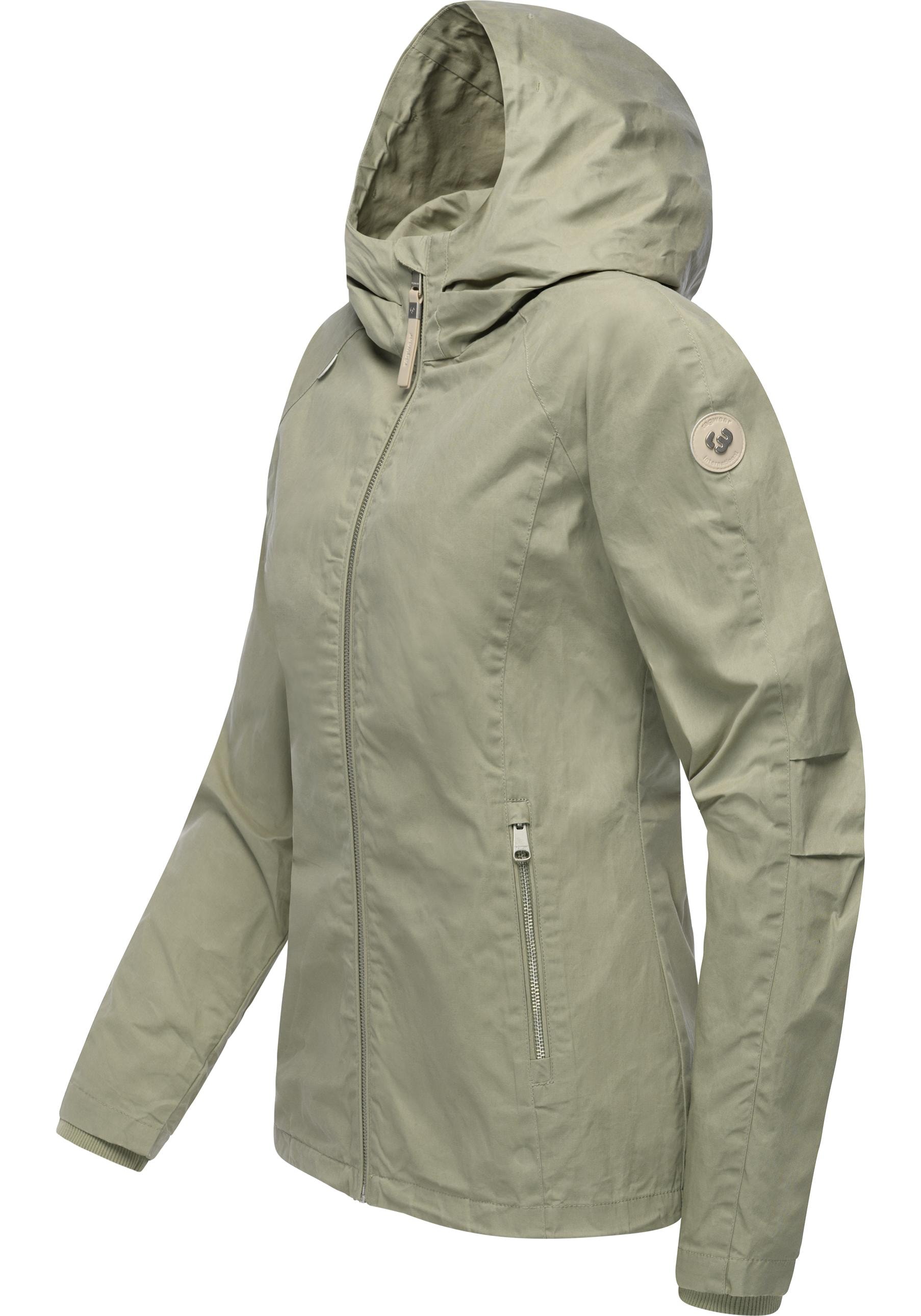 Ragwear Outdoorjacke »Dizzea Vintage YOUMODO« mit Kapuze Beschichtete Baumwoll-Jacke für den Übergang