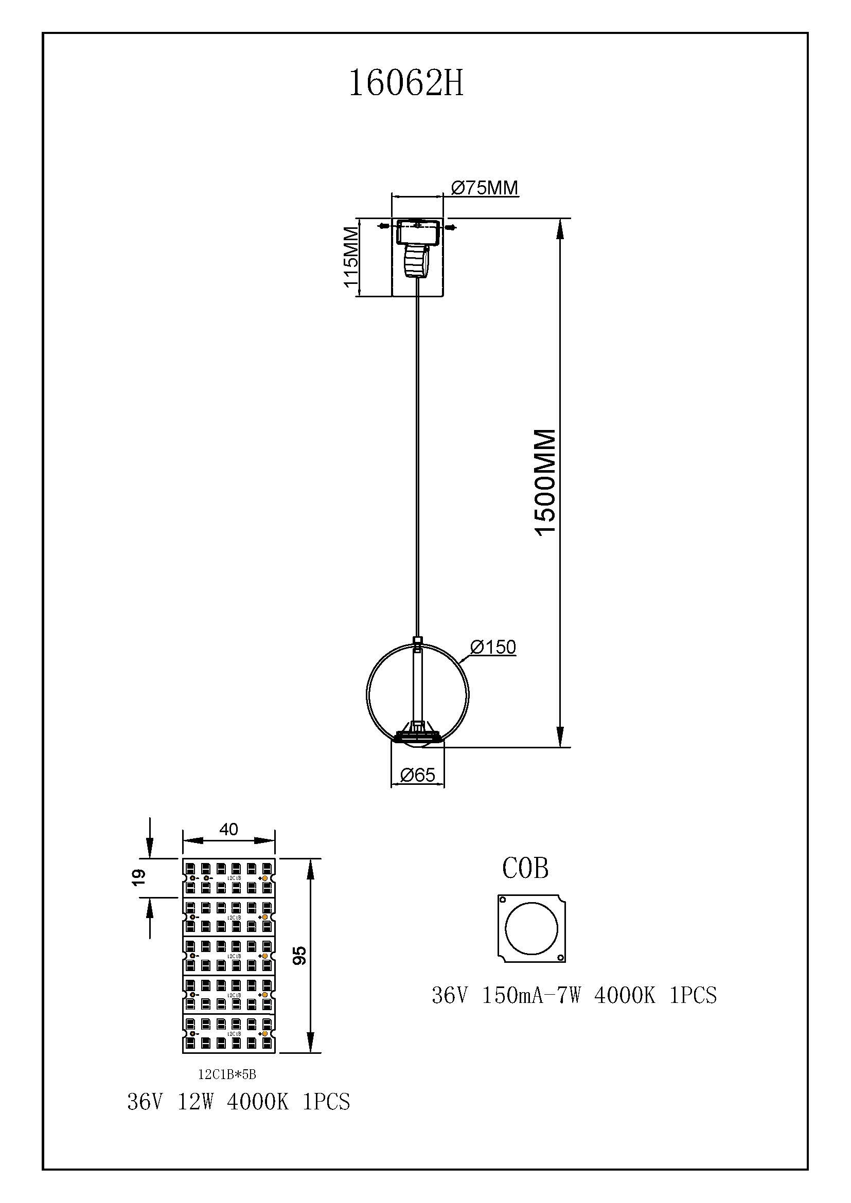 GLOBO LIGHTING Hängeleuchte »SIMMONS« LED-Modul 1 Stk. Warmweiß Hängelampe Esszimmer-Leuchte Esstischleuchte Wohnzimmer