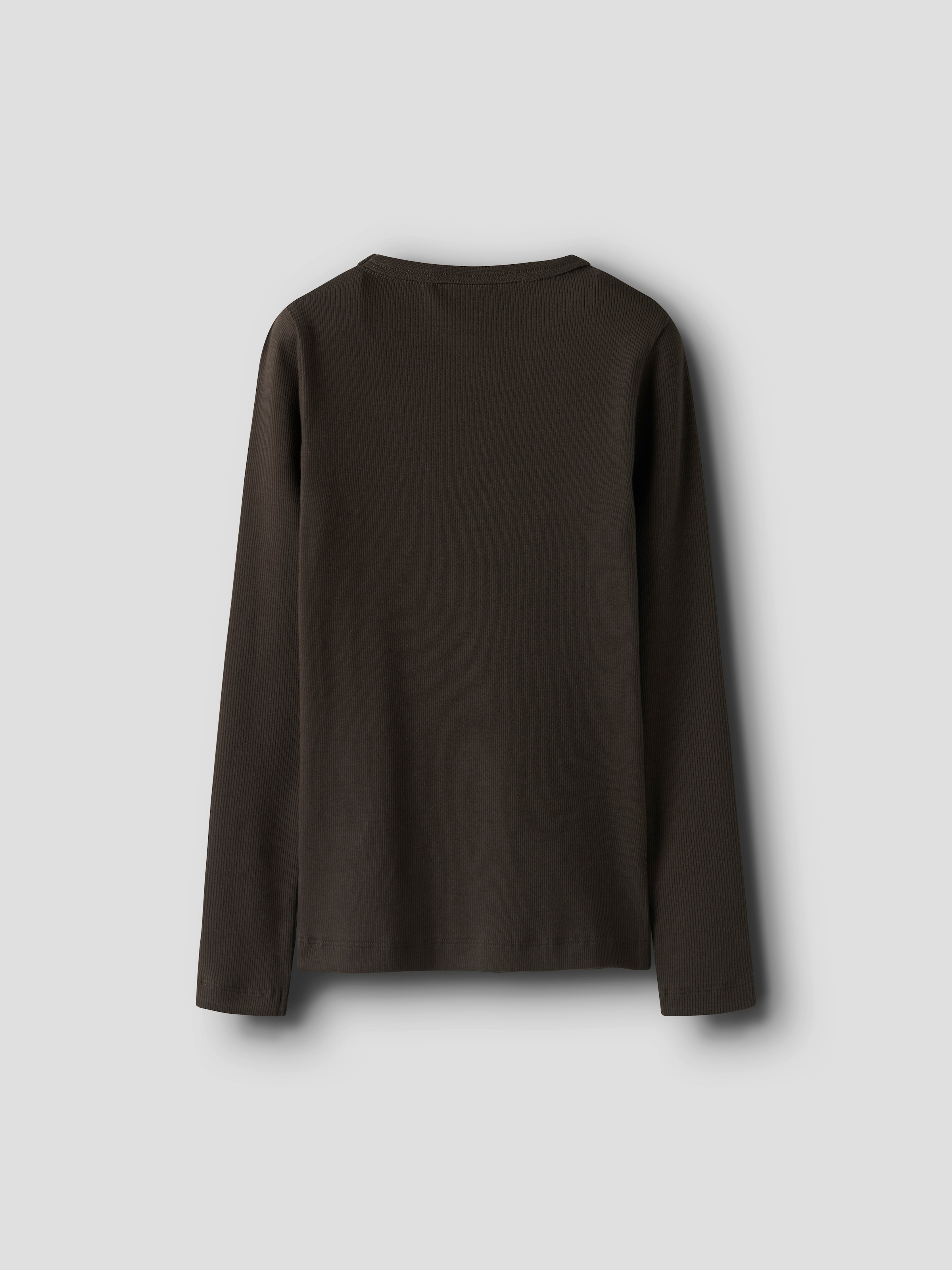 Name It Langarmshirt »NKFNAKAL LS TOP NOOS«, in Basic-Form und leicht gerippter Qualität