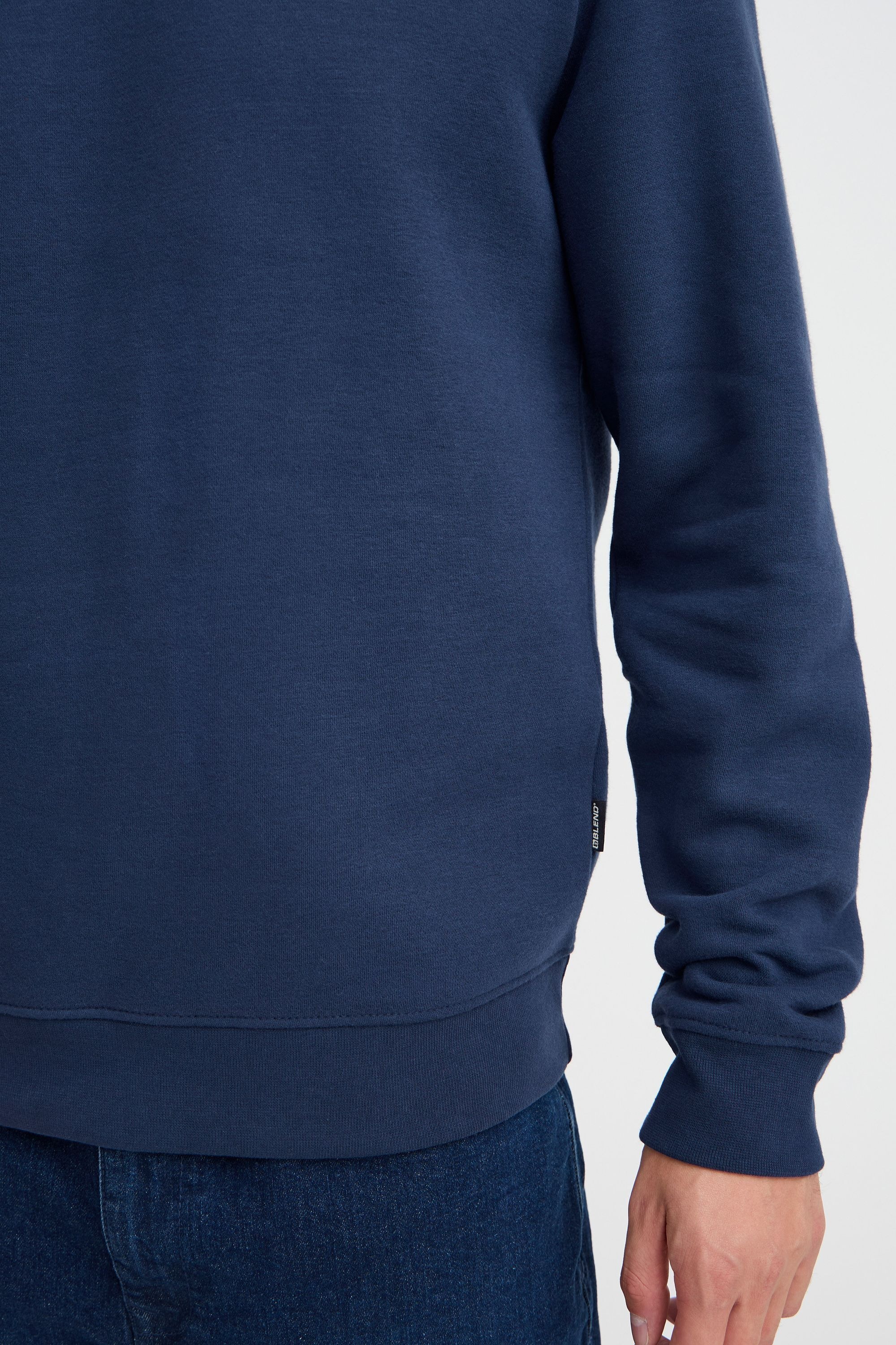 Blend Rundhalspullover »BHSweatshirt« Klassischer Sweatpullover mit Rundhalsausschnitt