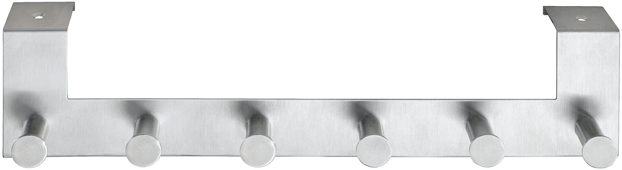 WENKO Türhaken »Modell Celano«, Türgarderobe, Hakenleiste mit 6 Haken, für einen Türfalz von 4 cm