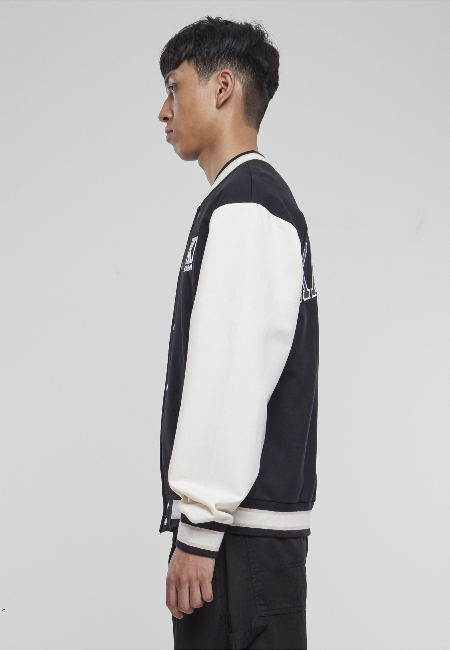 Karl Kani Collegejacke »Karl Kani Herren KM232-007-2 KK Og Fleece College Jacket« 1 Stk. tlg. ohne Kapuze