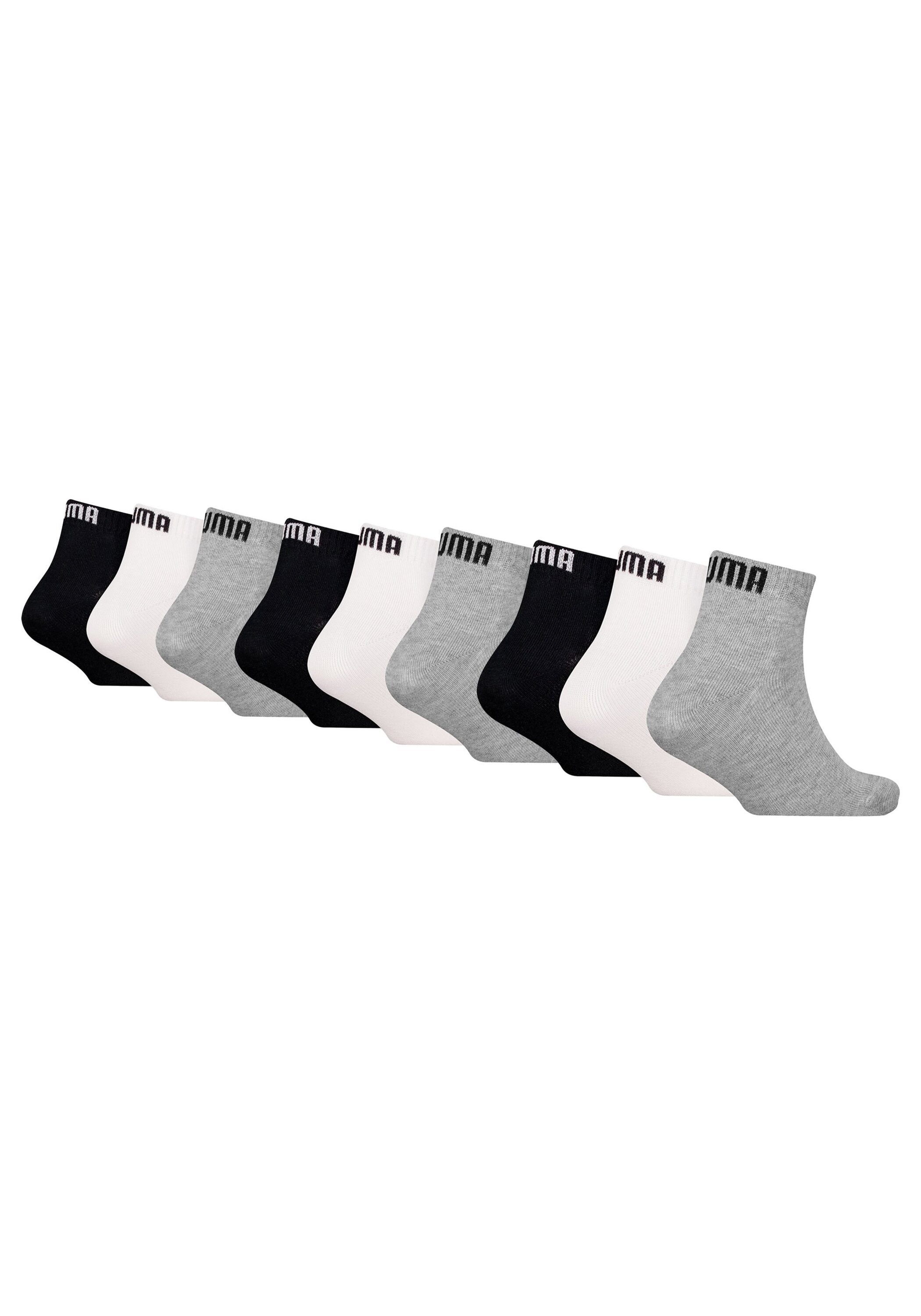 PUMA Kurzsocken »Socken Plain Quarter ECOM 9P 9er Pack«