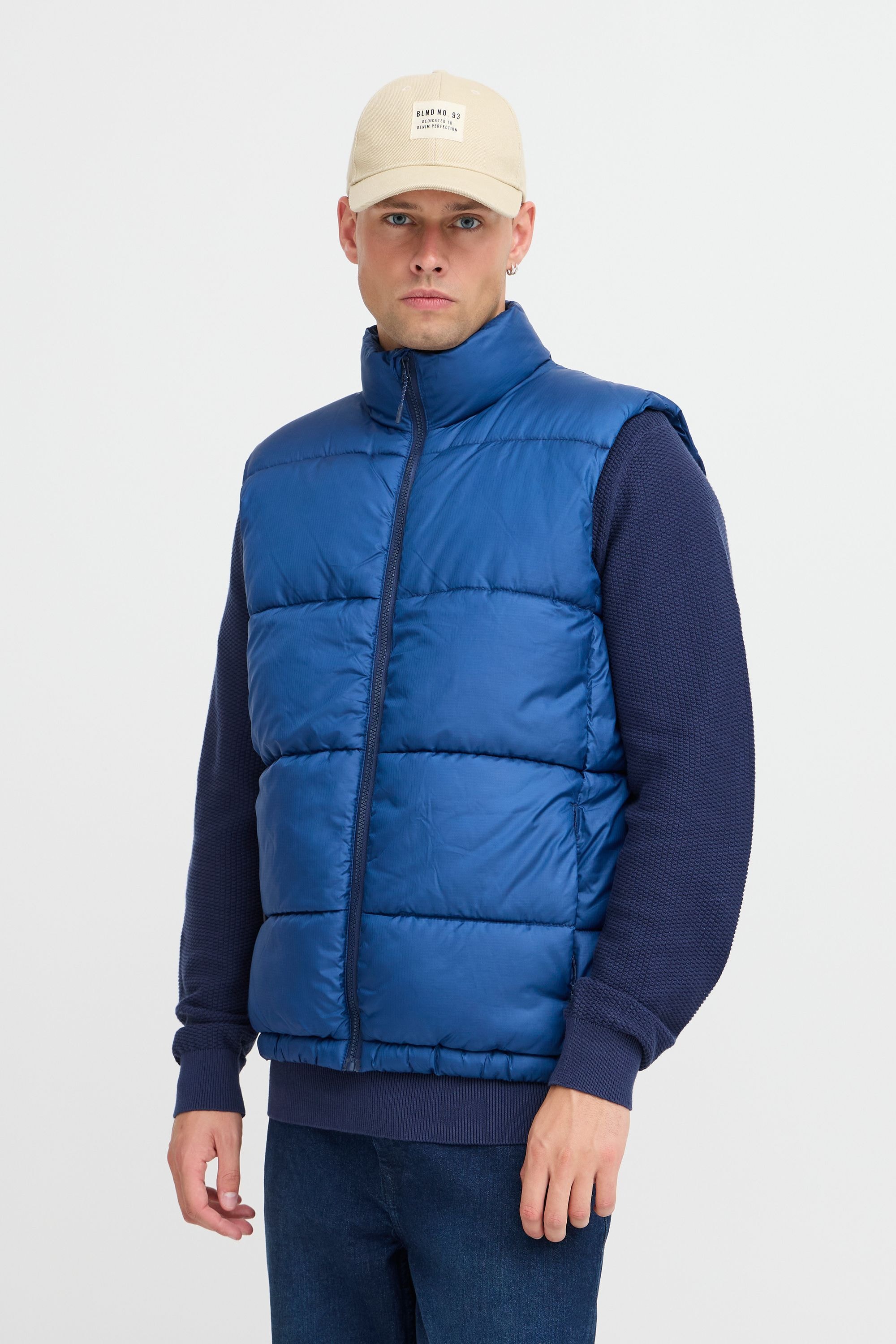 Blend Steppweste "BHVest" Stilvolle Basic Steppweste mit Taschen und Patch günstig online kaufen