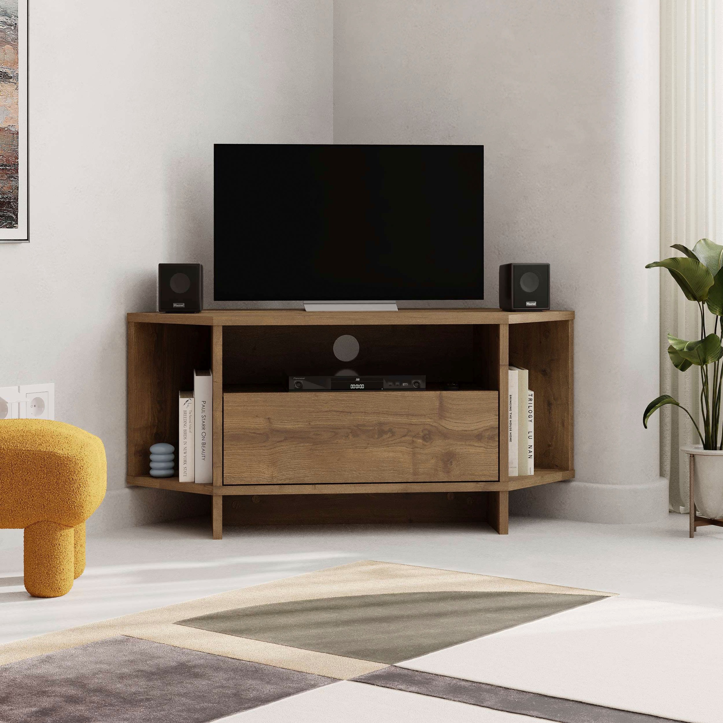 Decortie TV-Schrank "Viva TV Schrank", (Packung), Einfache Montage,Platzspa günstig online kaufen