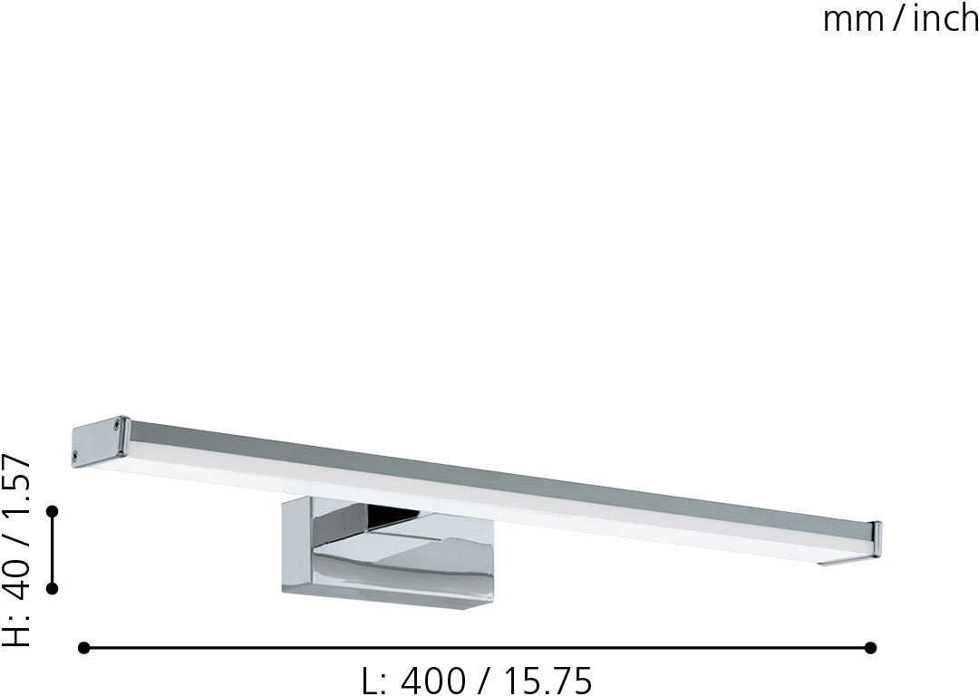 EGLO Spiegelleuchte »PANDELLA«, 1 flammig, Leuchtmittel LED-Board | LED fest integriert