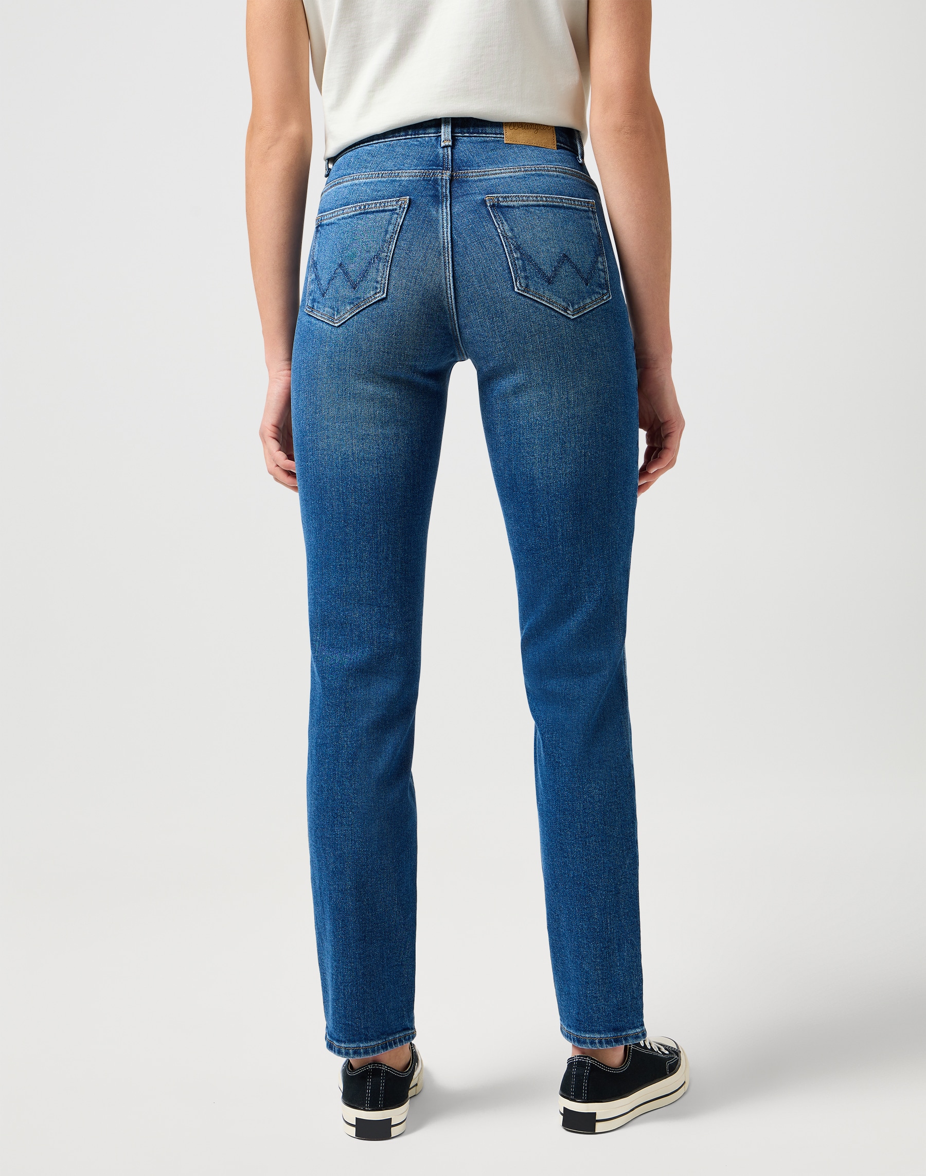 Wrangler Damen Jeans BOOTCUT - Blau - Raven günstig online kaufen