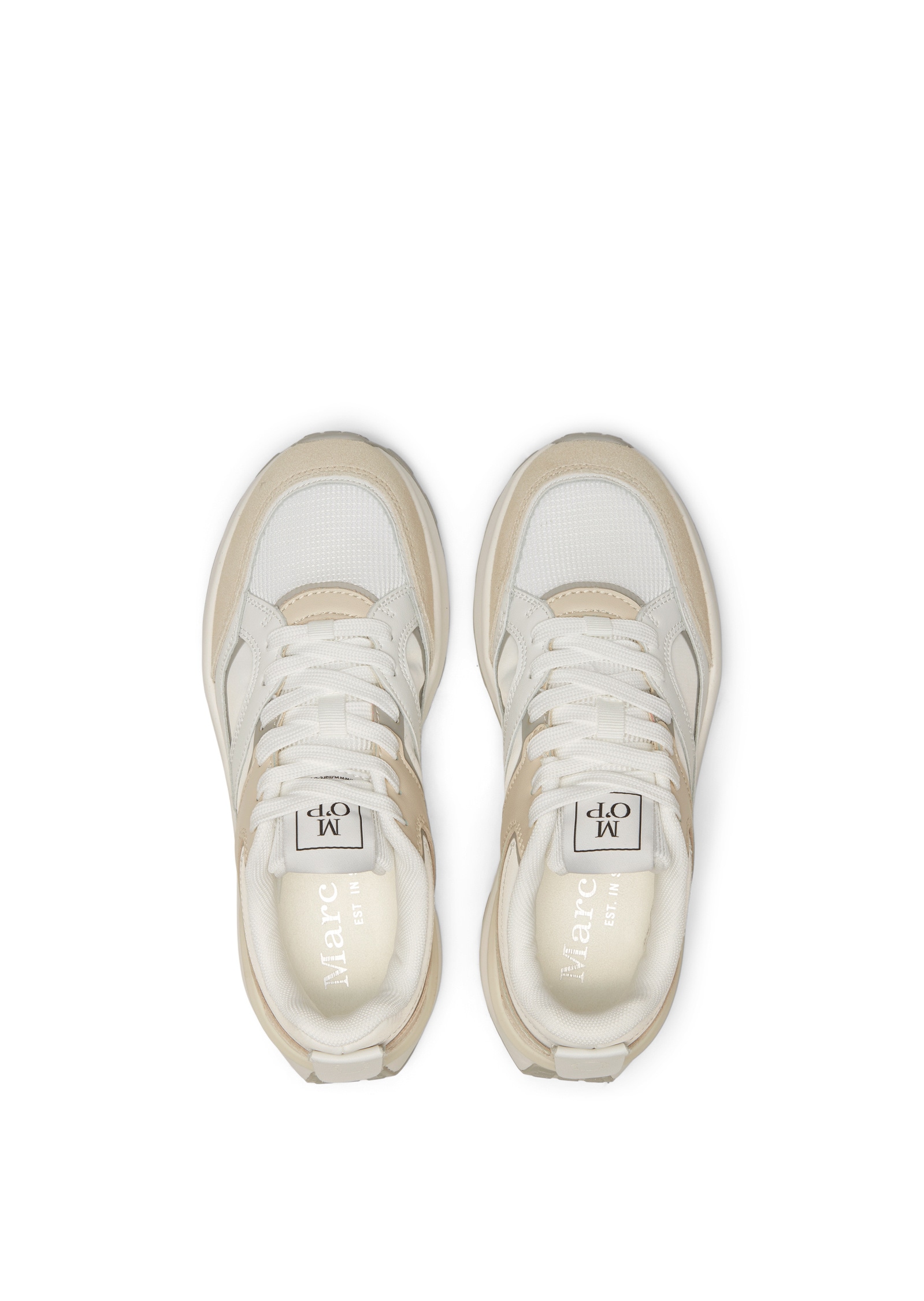 Marc O'Polo Sneaker »aus Rindleder und Mesh«