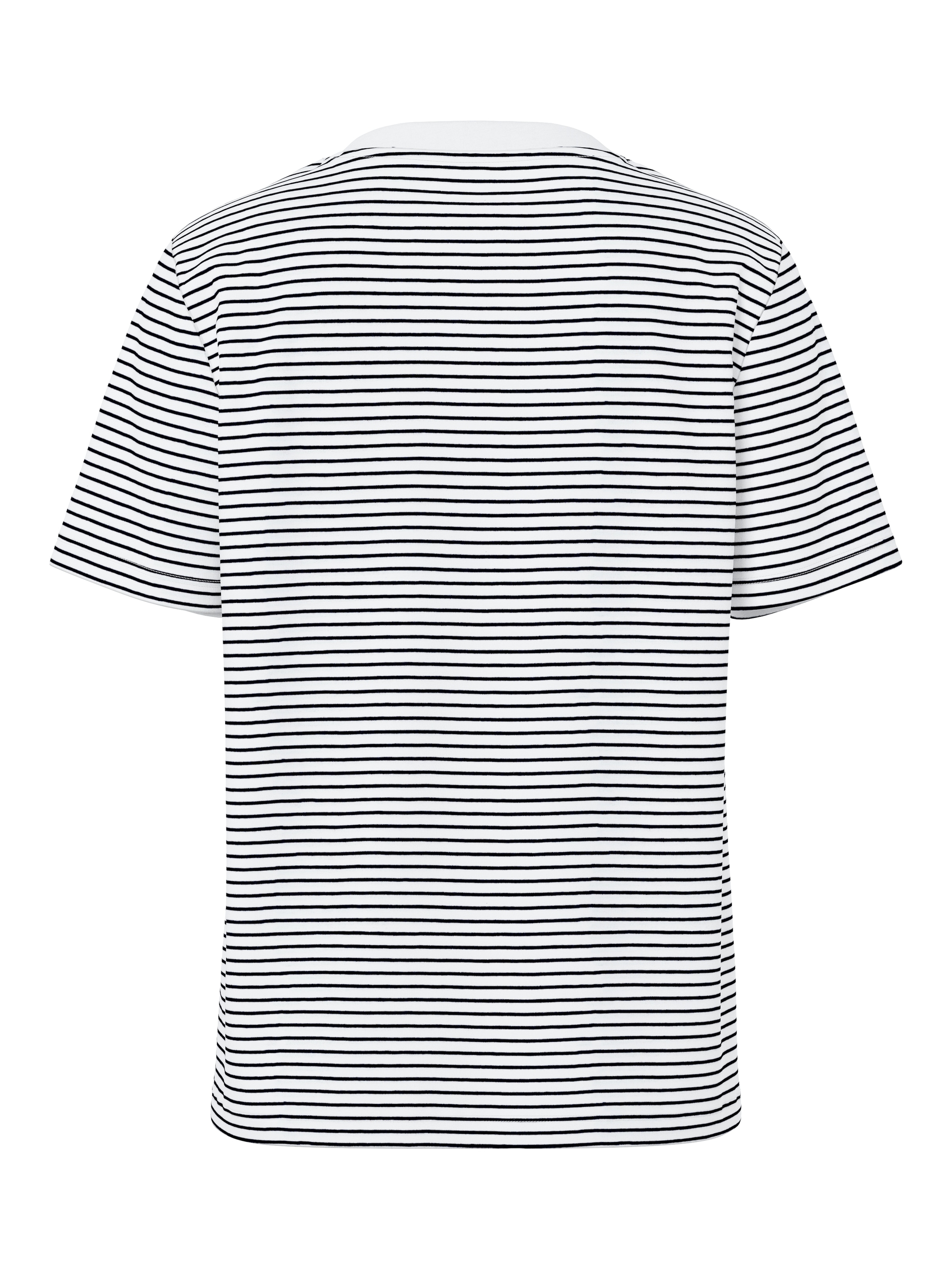 pieces Kurzarmshirt »PCRIA SS TEE STRIPES NOOS BC« Baumwolle, regular fit