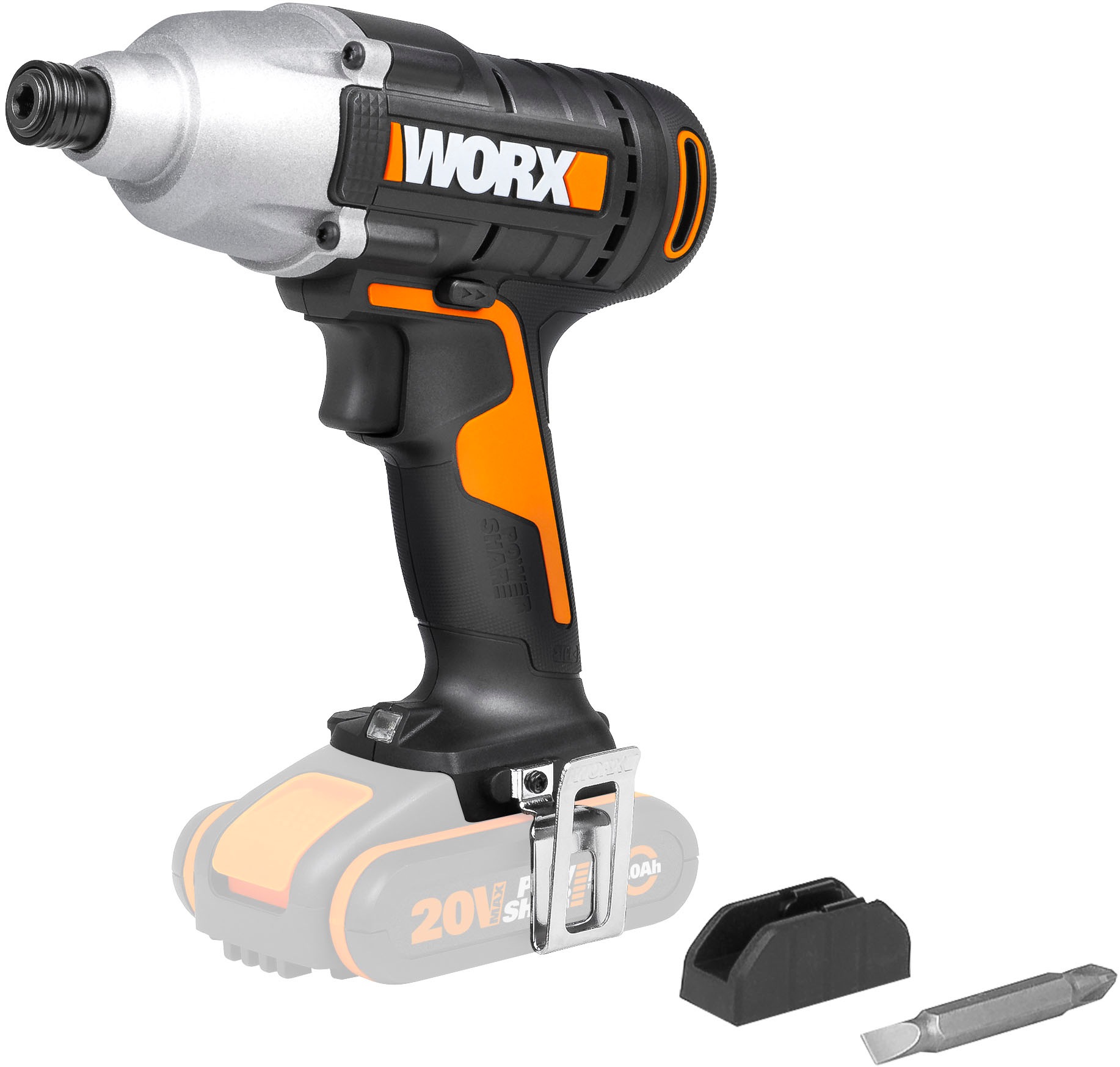 Worx Akku-Schlagschrauber »WX291.9«, mit LED-Licht, ohne Akku & Ladegerät