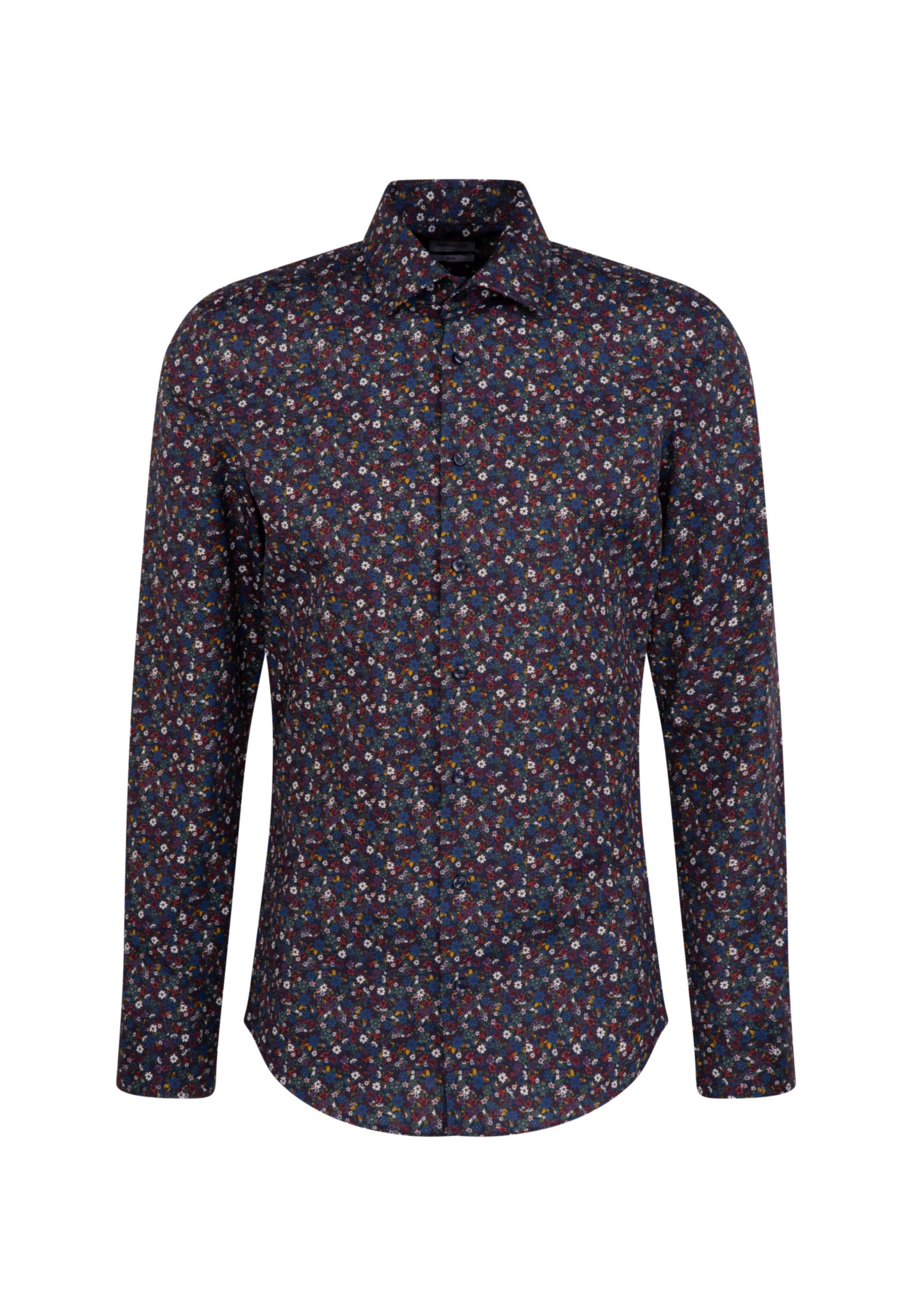 seidensticker Businesshemd »Slim«, Slim Langarm Kentkragen Floral