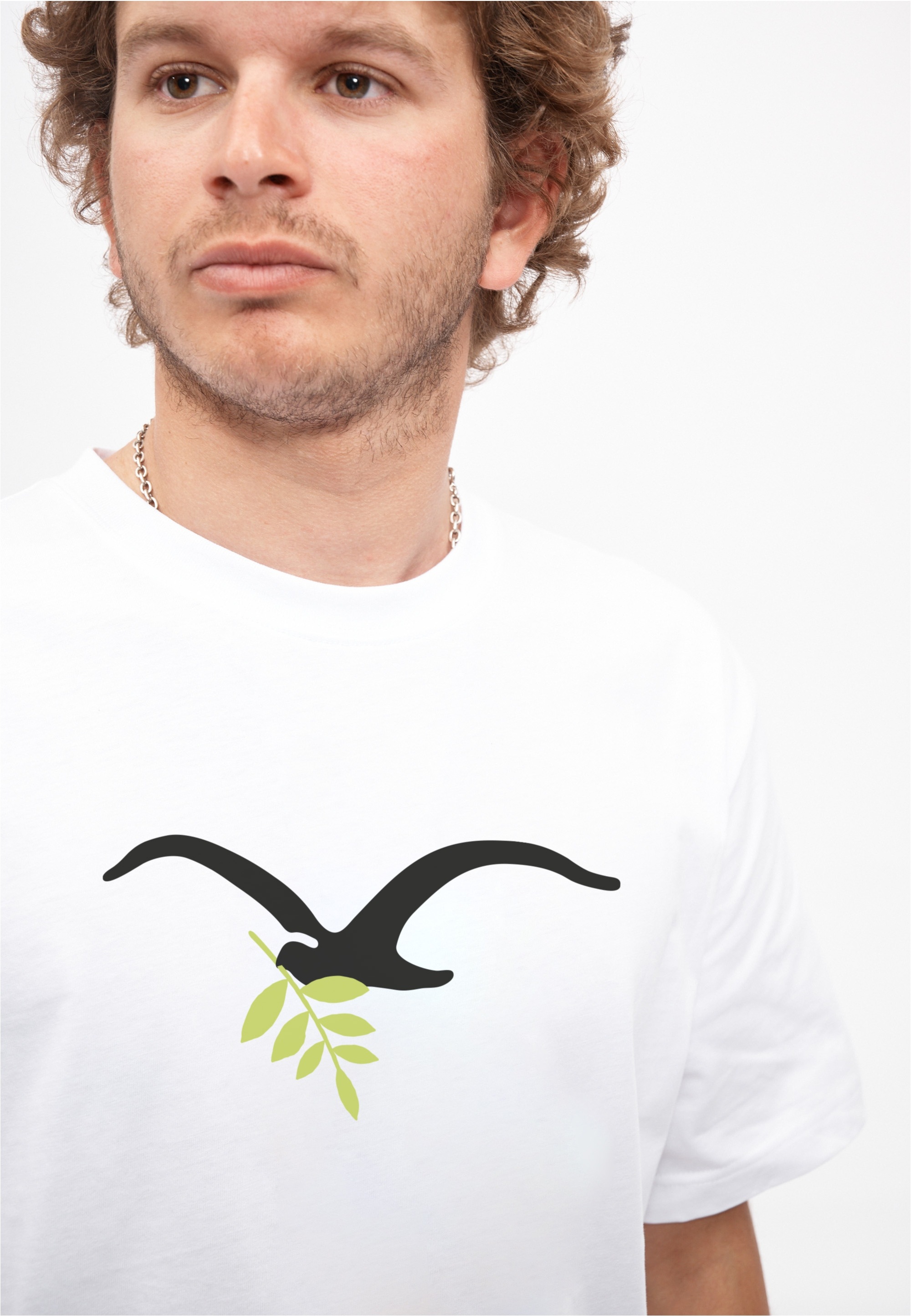 Cleptomanicx T-Shirt »Peace« mit lässigem Frontprint