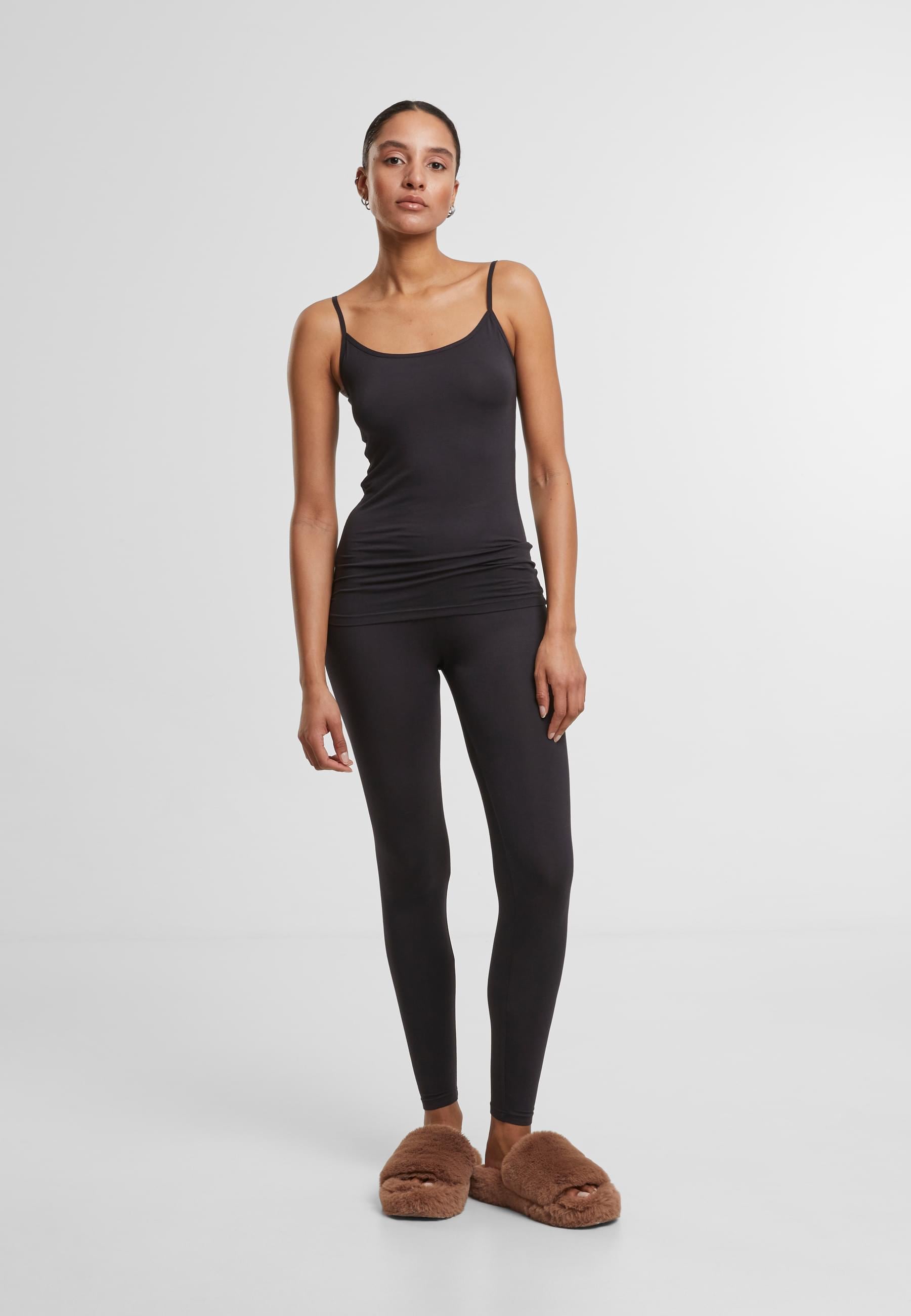 URBAN CLASSICS Muskelshirt »Urban Classics Ladies Tank Top 2-Pack«, (1 tlg.)