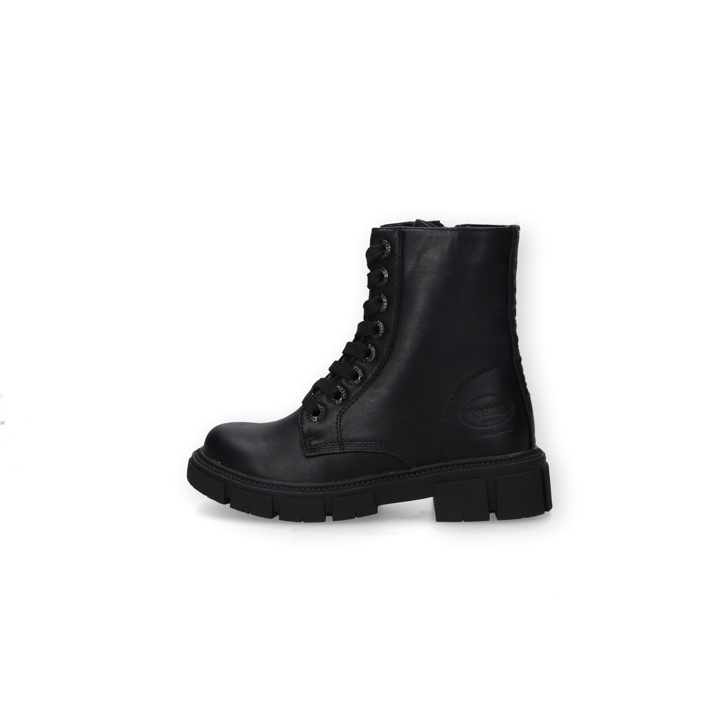 Dockers by Gerli Schnürboots  Schnürstiefelette mit Profilsohle und Blockabsatz