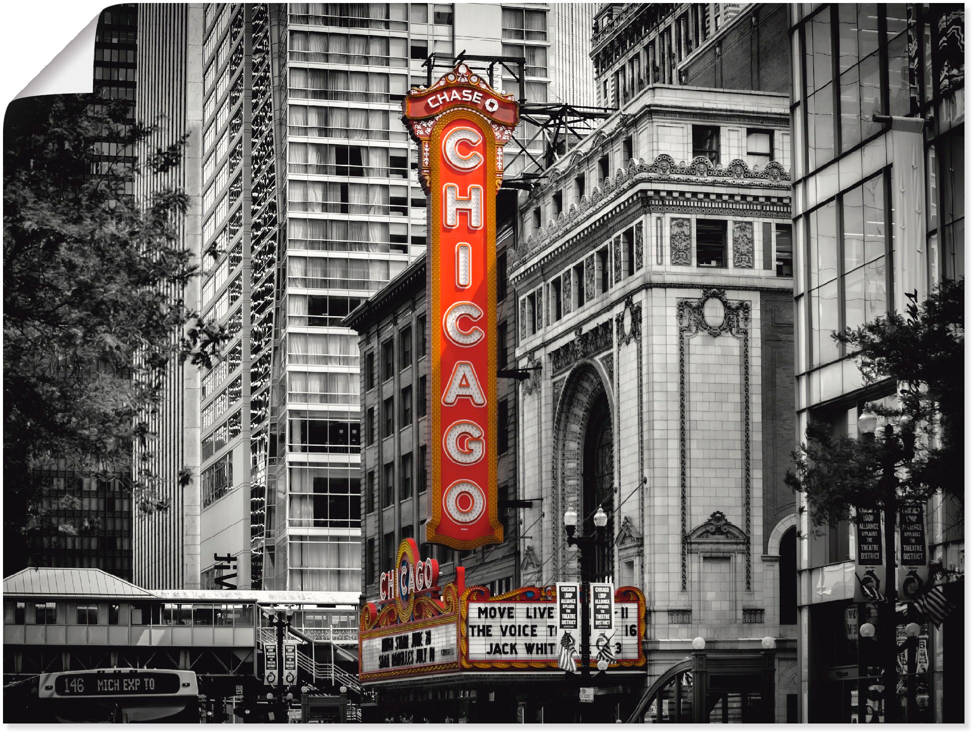 Artland Poster »Chicago I« Amerika (1 St.) kai...